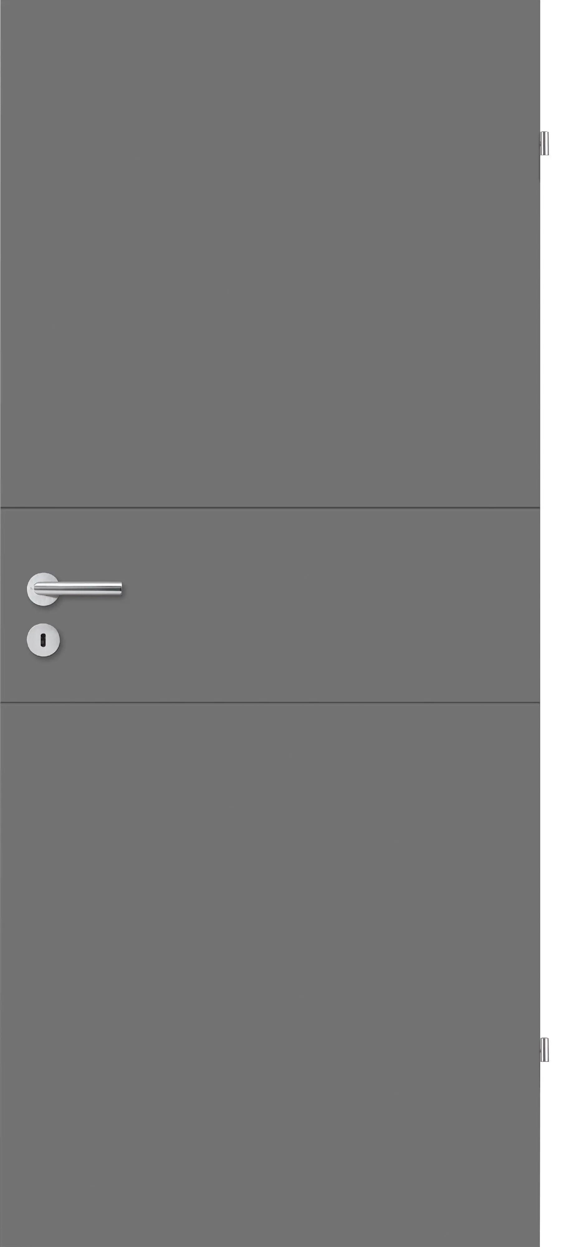 Borne Türblatt Turida 11 Lack edelgrau Röhrenspan