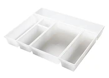 Rotho Ordnungssystem Basic 23 x 8 x 5 cm, transparent