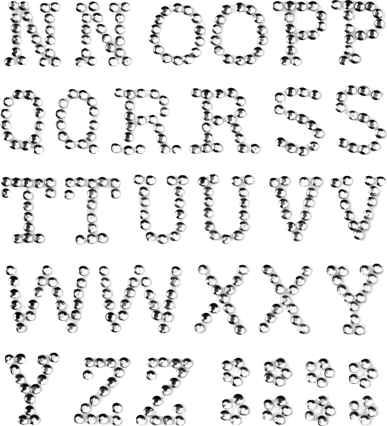Glorex P&D Buchstabe N-Z crystal