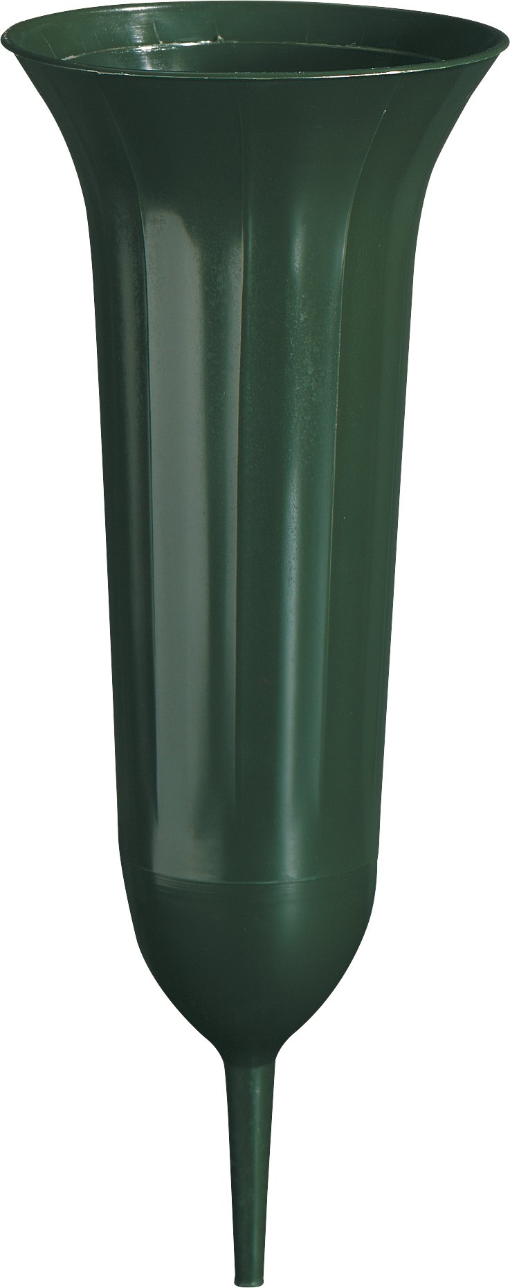 Geli Grabvase Ø 11,5 cm dunkelgrün