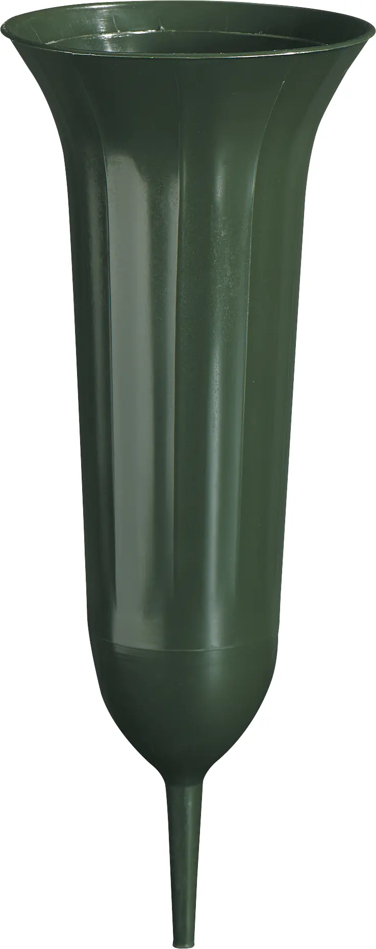 Geli Grabvase Ø 11,5 cm dunkelgrün