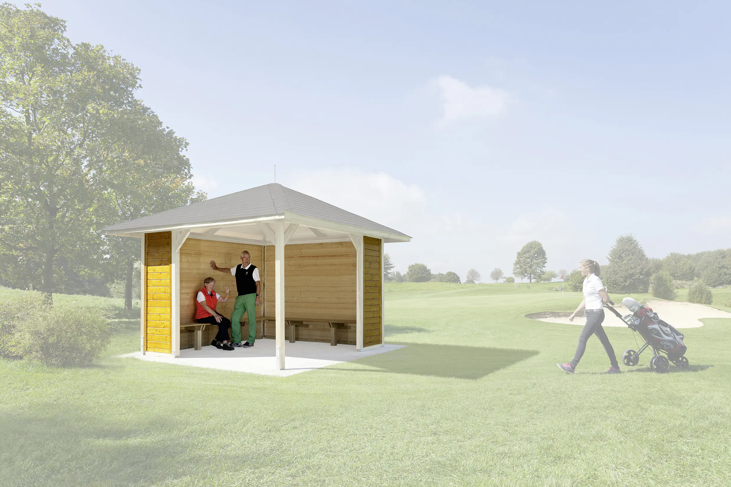 Weka Sitzgelegenheit Yoko für Gartenoase 651 Gr. 2