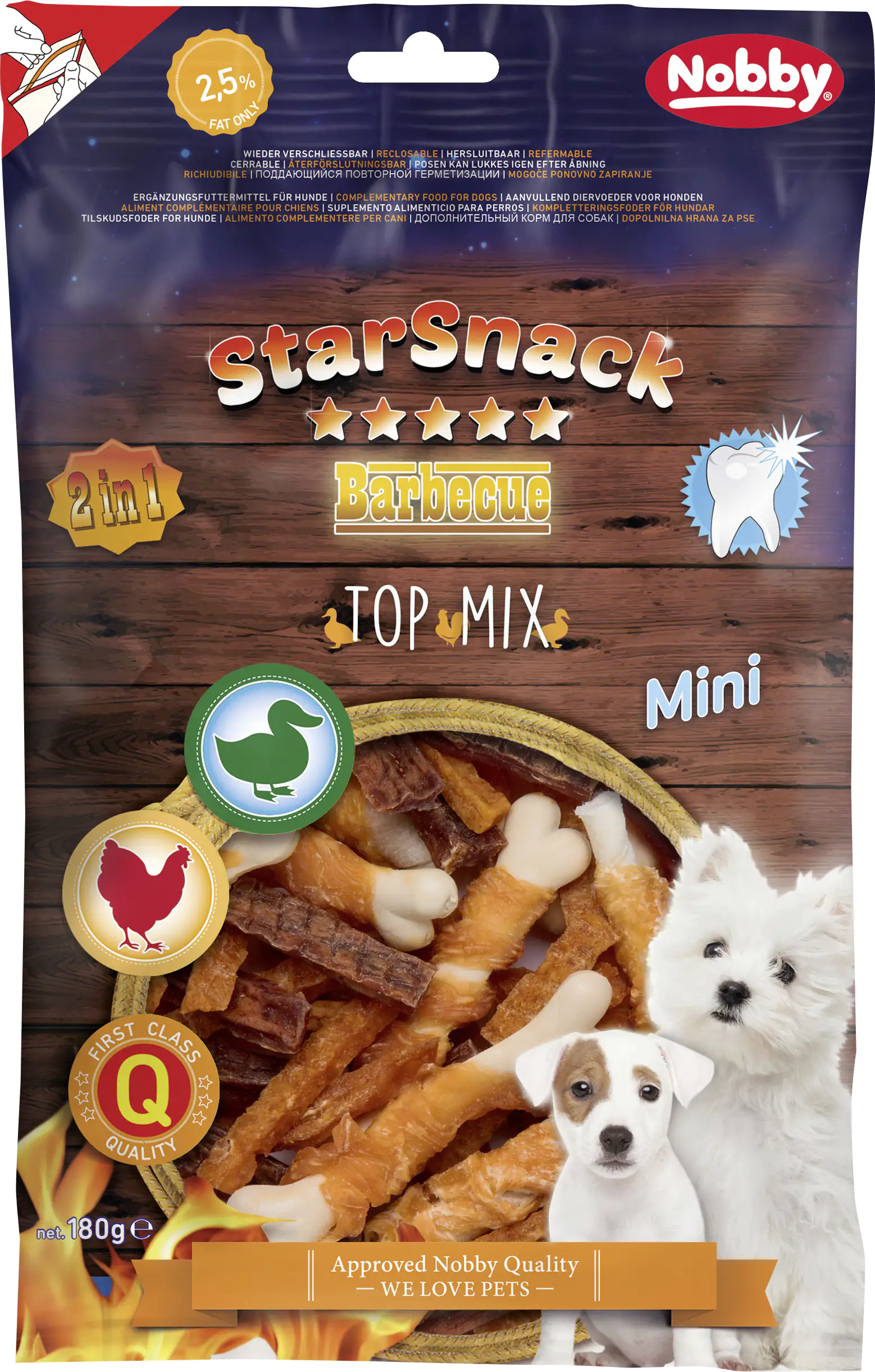 Nobby StarSnack Barbecue MINI Top Mix ca. 180 g