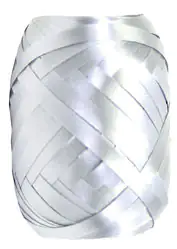 Braun & Company Geschenkband silberne Herzen