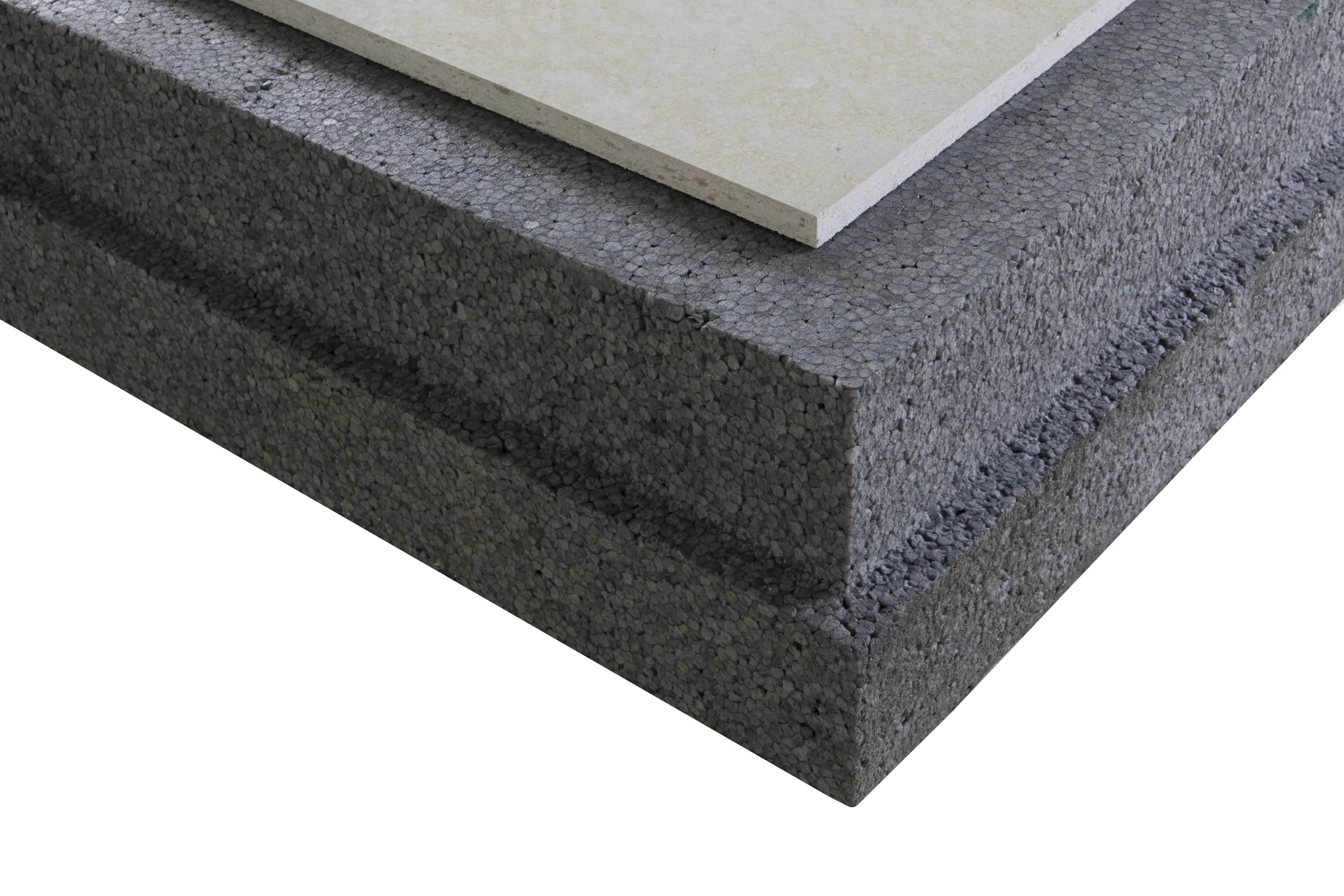 Rigidur Gipsfaser-Dachbodenelement 150 x 50 cm 135 mm mit EPS-Kaschierung Rigidur Gipsfaser-Dachbodenelement 150 x 50 cm 135 mm mit EPS-Kaschierung