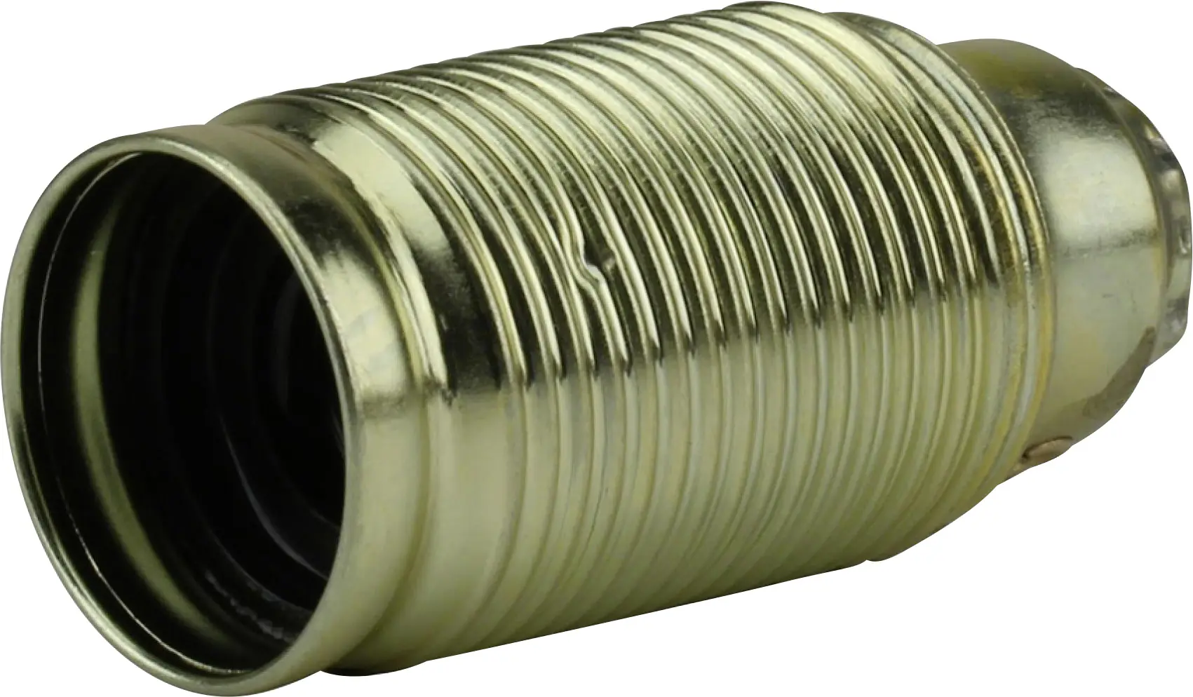 Lampen-Fassung Außengewindemantel E 14, messing