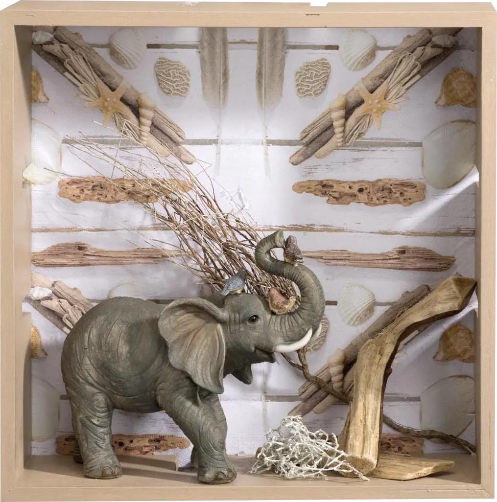 Glorex Design-Rahmen Holz Quadrat 3 Stück