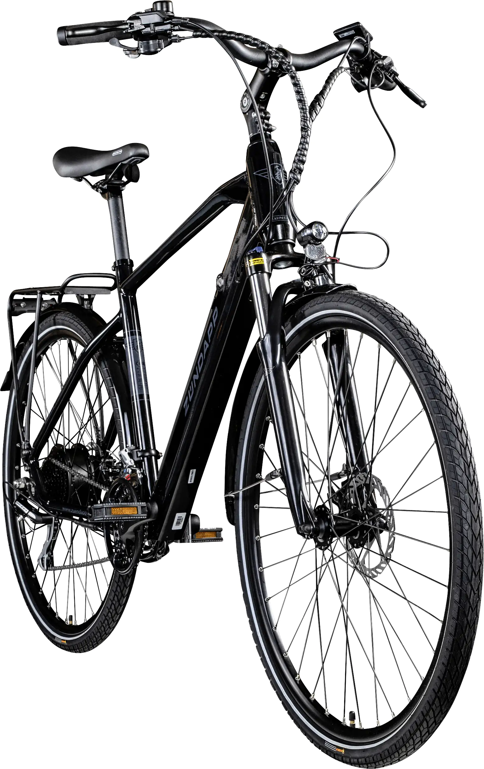 Zündapp E-Bike Trekking Z810 28 Zoll 24-Gang 417 Wh schwarz grau