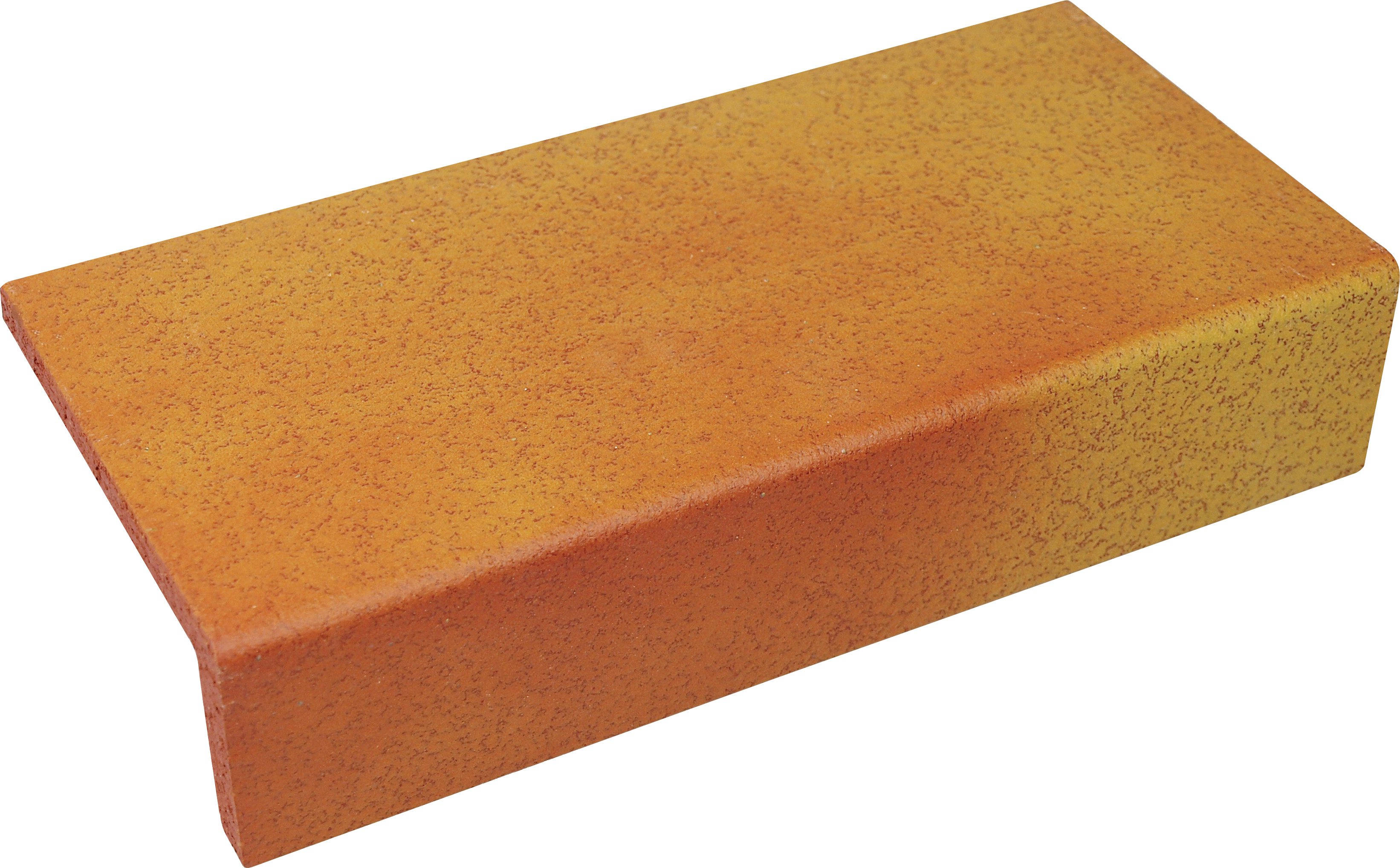 Längsschenkel Spaltplatte 24 x 11,5 x 5,2 cm herbstfarben