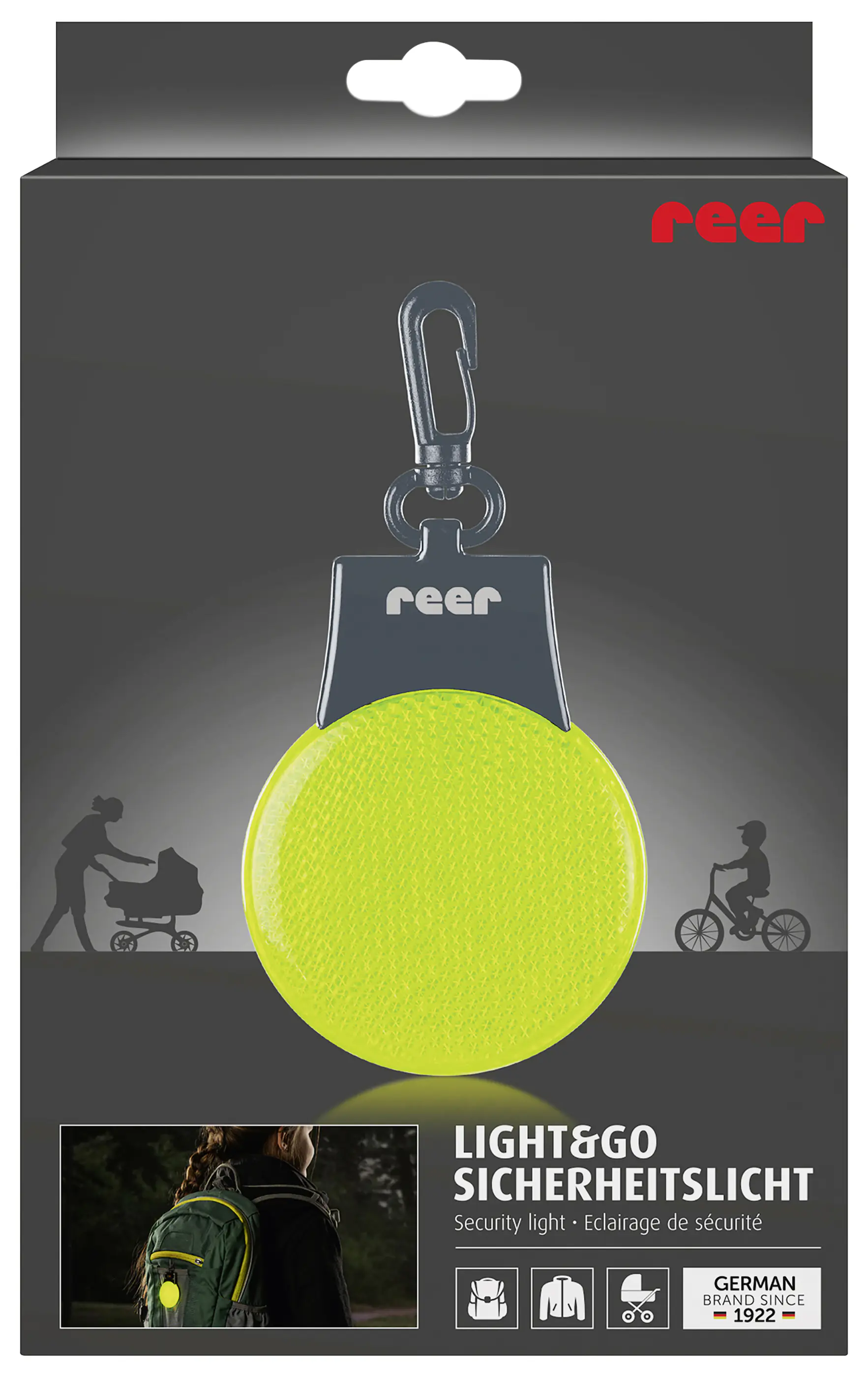 reer Sicherheitslicht Light&Go mit 3 Lichtmodi