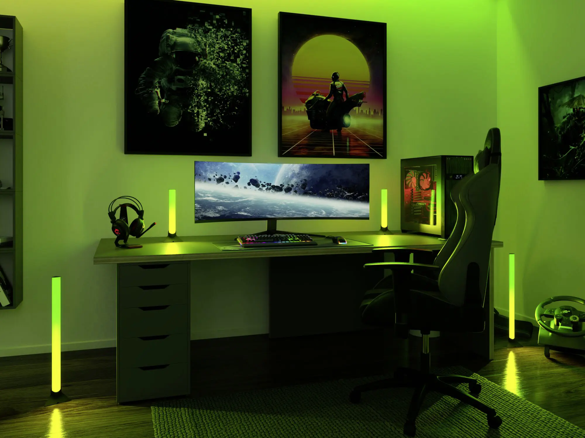 Paulmann Entertain LED Lightbar Dynamic RGB 30,5cm 2er Set dimmbar