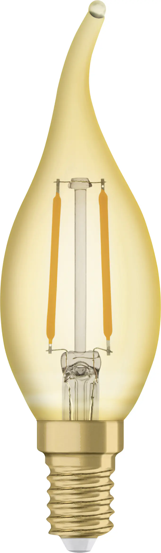Osram LED Kerzenlampe Vintage E14 1,5 W warmweiß amber
