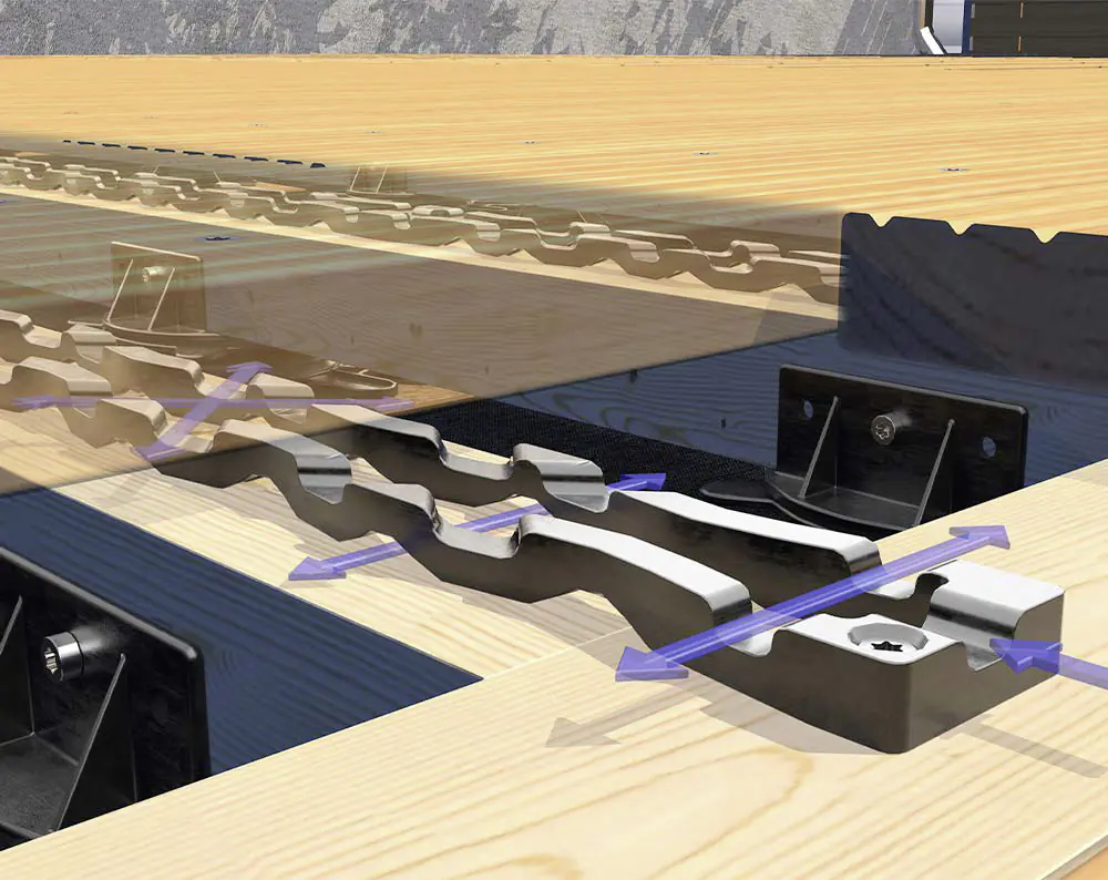 HSI Terra Space Abstandhalter Hartkunststoff 70 cm schwarz - 10 Stück