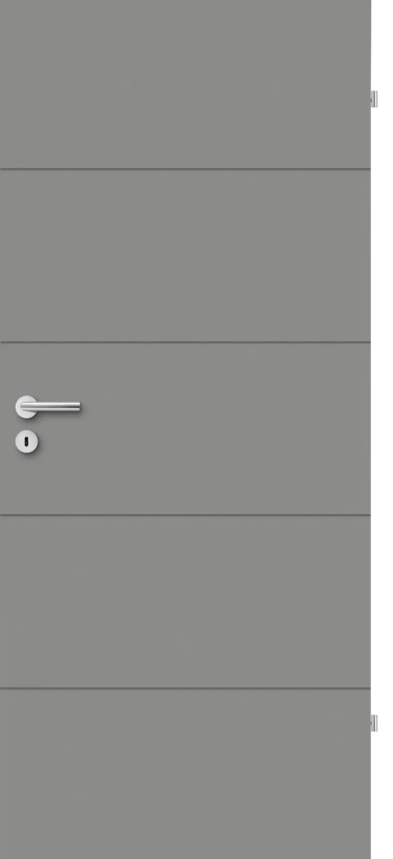Borne Türblatt Fila 5 Lack edelgrau Röhrenspan