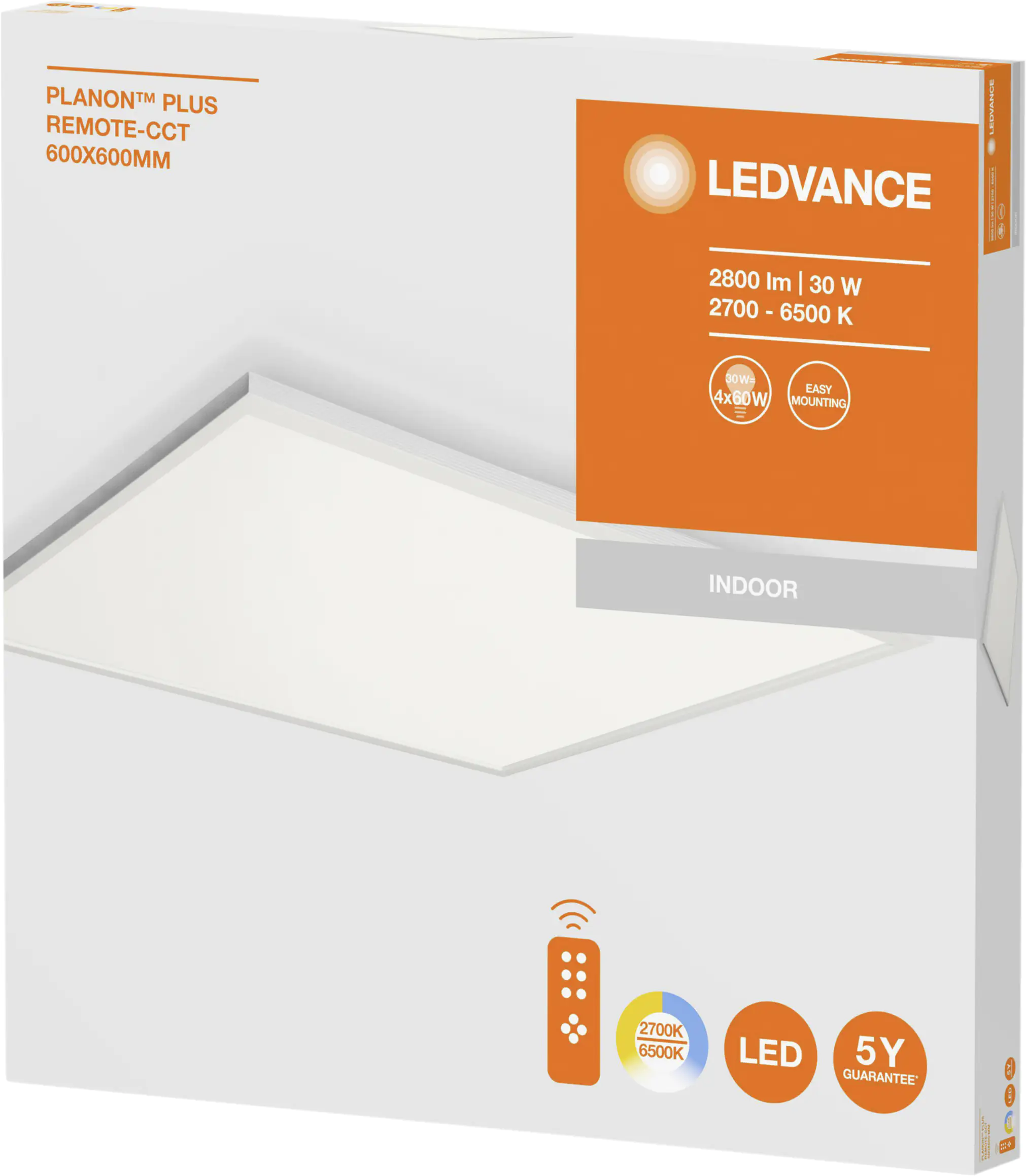 Ledvance LED Panel Planon Plus 60 x 60 CCT dimmbar 60 x 60 cm Ledvance LED Panel Planon Plus 60 x 60 CCT dimmbar 60 x 60 cm
