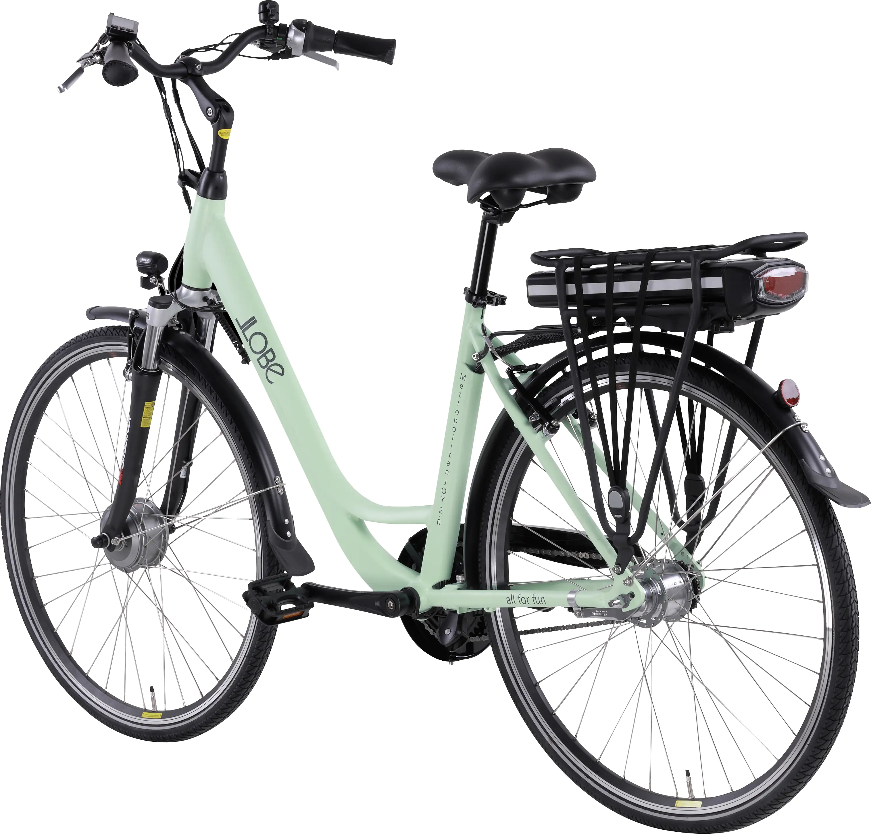 LLobe E-Bike City Metropolitan JOY 2.0 28 Zoll RH 50cm 7-Gang 360 Wh pastellgrün LLobe E-Bike City Metropolitan JOY 2.0 28 Zoll RH 50cm 7-Gang 360 Wh pastellgrün