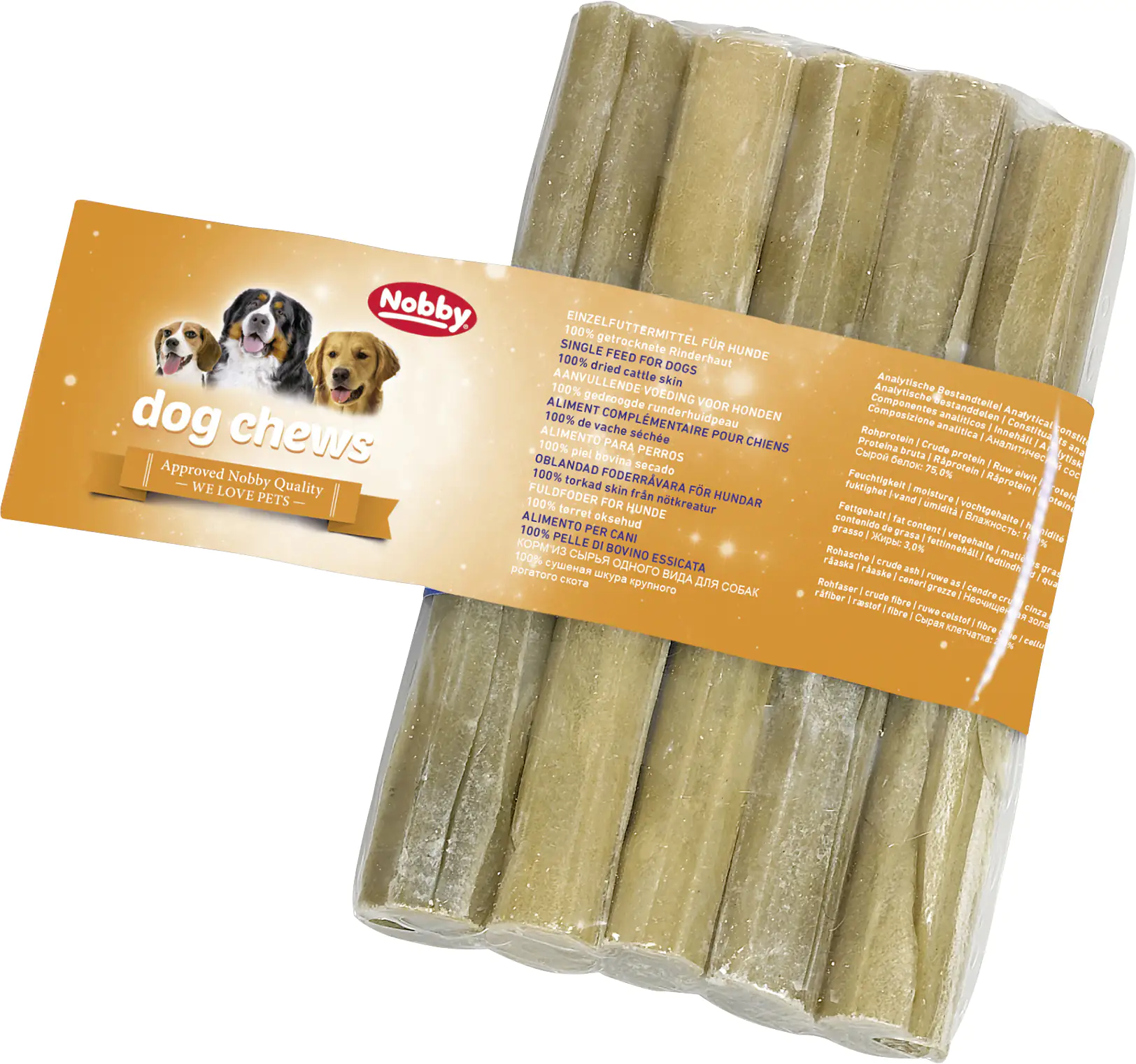 Nobby Kaustange gepresst 5er Pack 13 cm Ø 15 mm 25 g Nobby Kaustange gepresst 5er Pack 13 cm Ø 15 mm 25 g