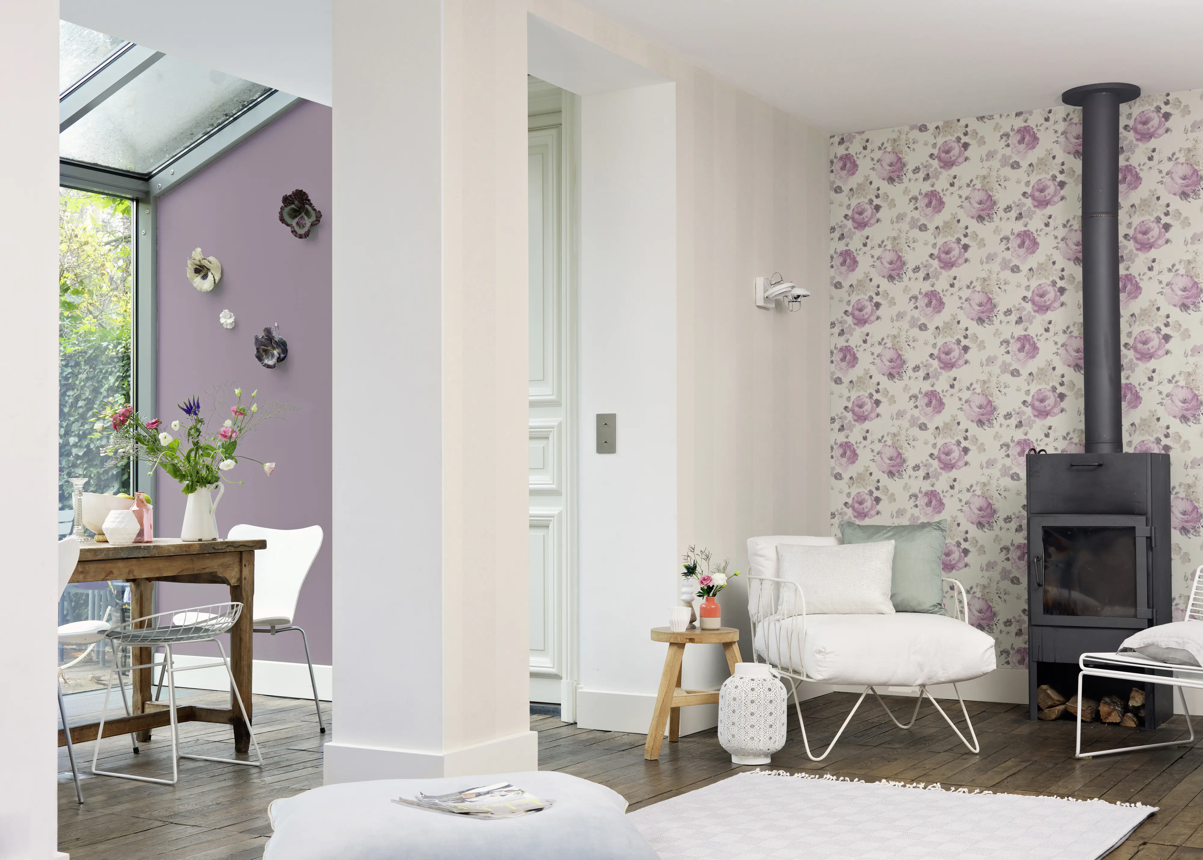 Rasch Vliestapete 448832 Florentine floral lila 10,05 x 0,53 m Rasch Vliestapete 448832 Florentine floral lila 10,05 x 0,53 m