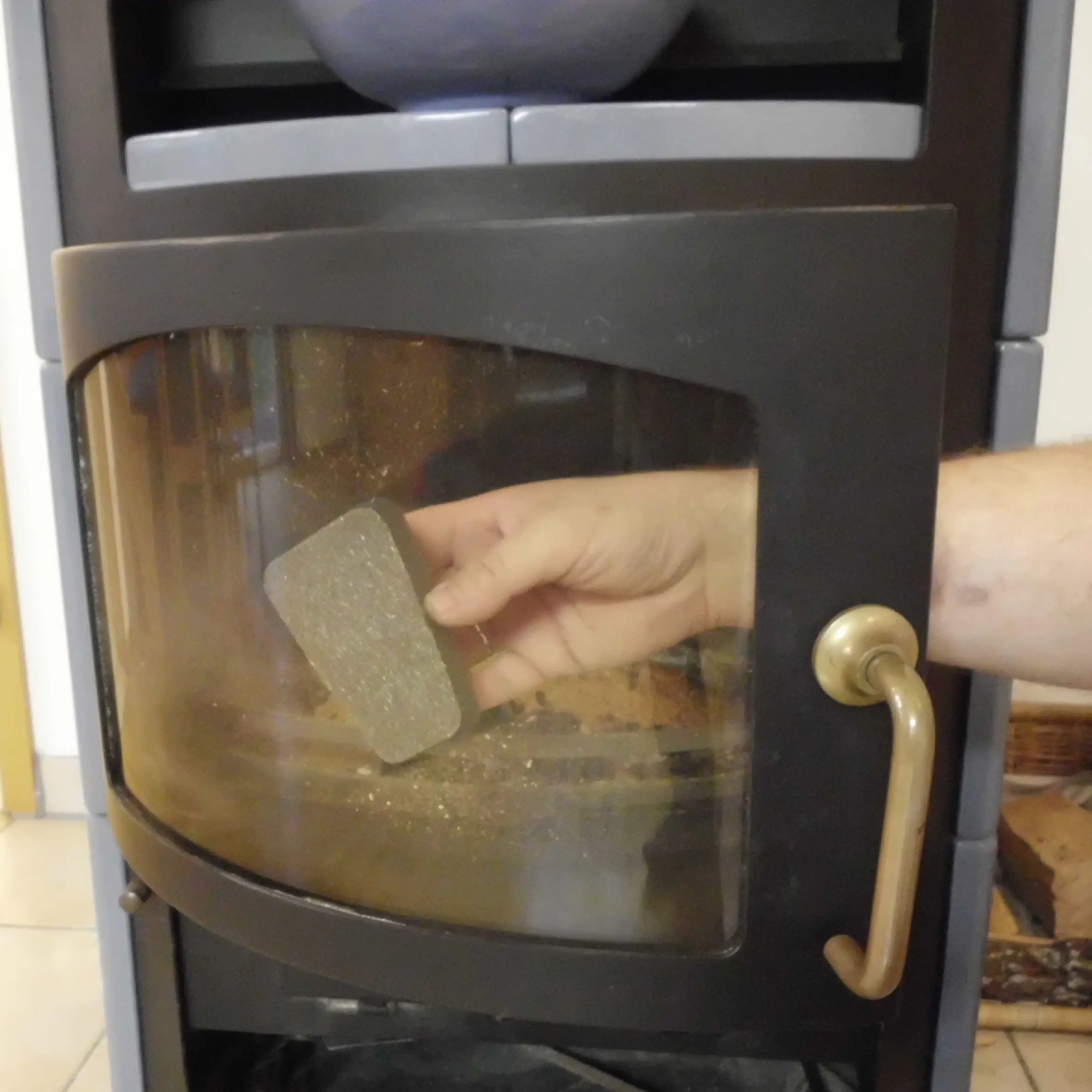 Rasko Kaminscheiben-Reiniger Schwämme (2 Stück)