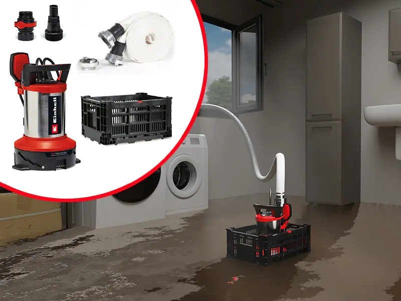 Einhell Flutset Tauchpumpe GE-DP 7535 N LL ECO 18.500 l/h Einhell Flutset Tauchpumpe GE-DP 7535 N LL ECO 18.500 l/h