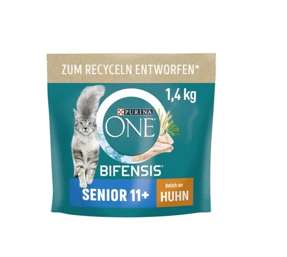 Purina One Katzenfutter Senior 11+ reich an Huhn 1,4 kg Purina One Katzenfutter Senior 11+ reich an Huhn 1,4 kg