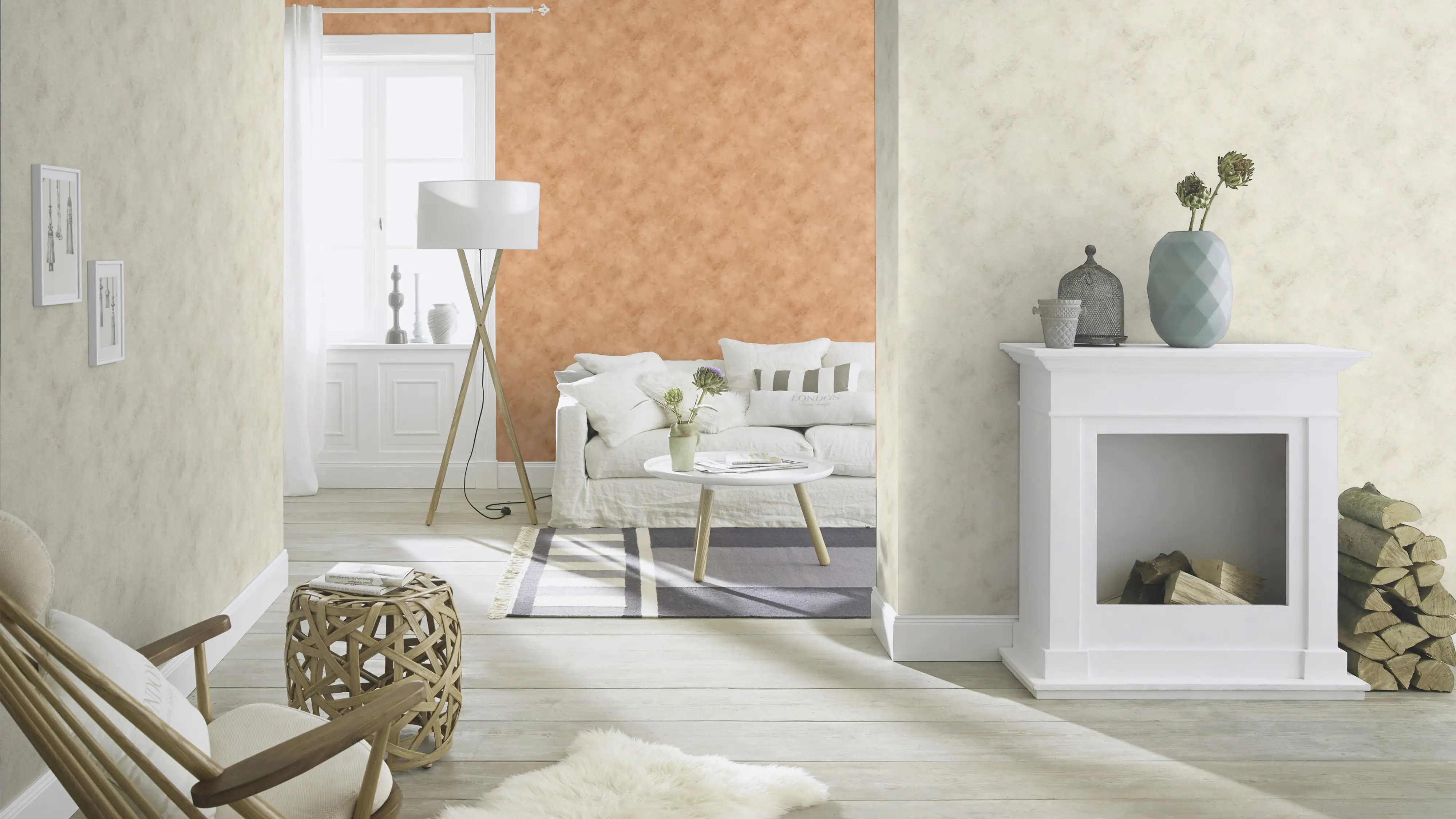 4000441416930_2106783 Rasch Vinyltapete 416930 Finca putzstruktur beige 10,05 x 0,53 m