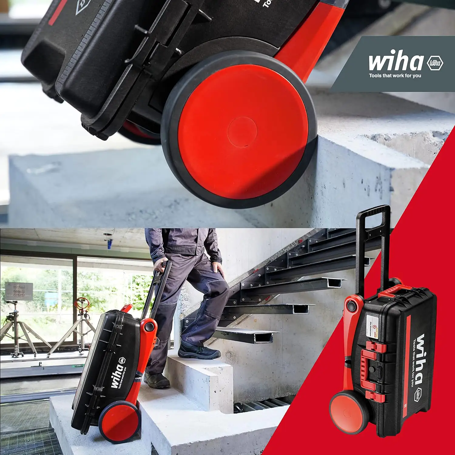 Wiha Werkzeugkoffer Set XXL III electric 46-teilig 45253