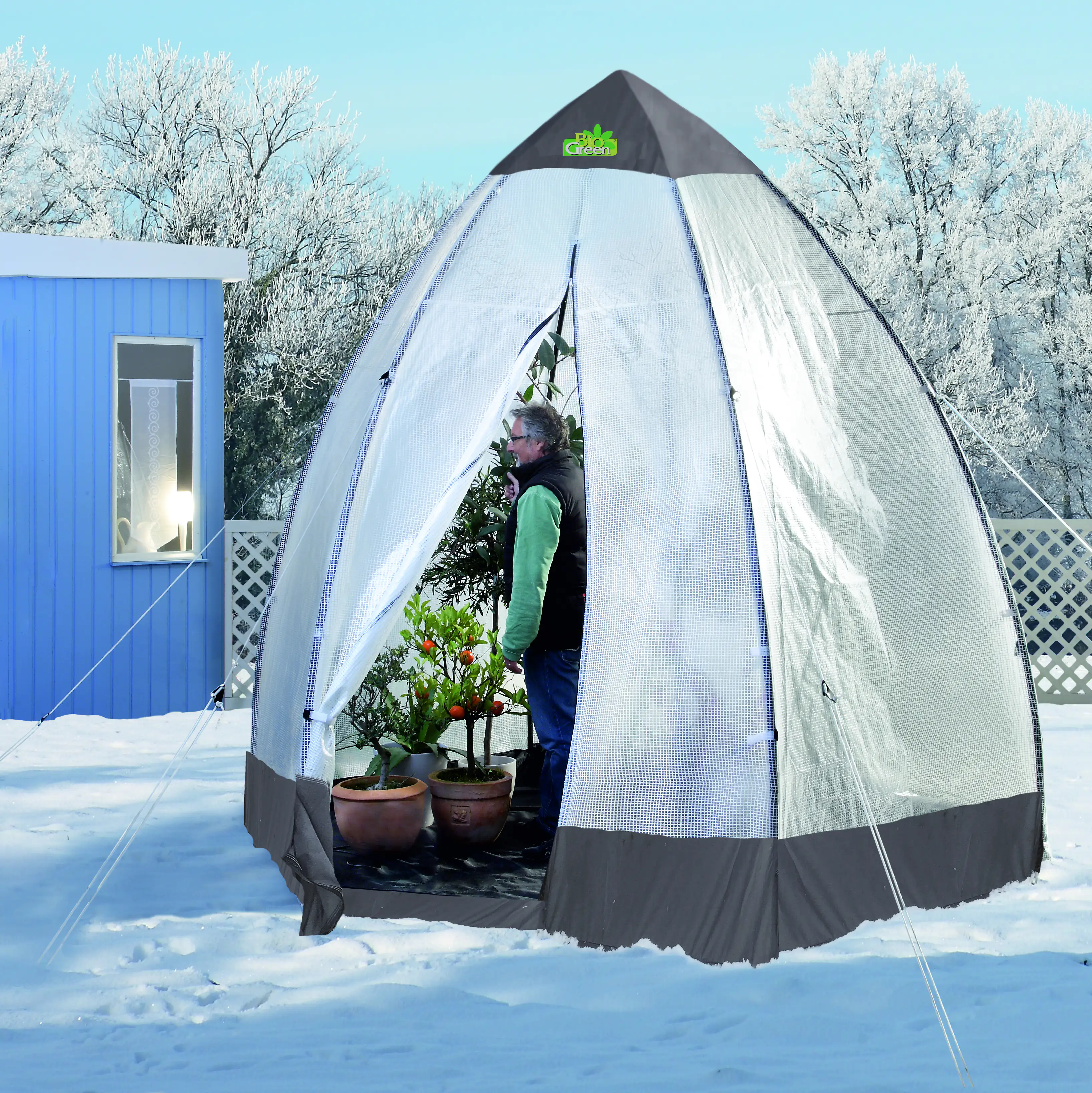 Bio Green Überwinterungszelt Tropical Island XL Ø 340 x 280 cm