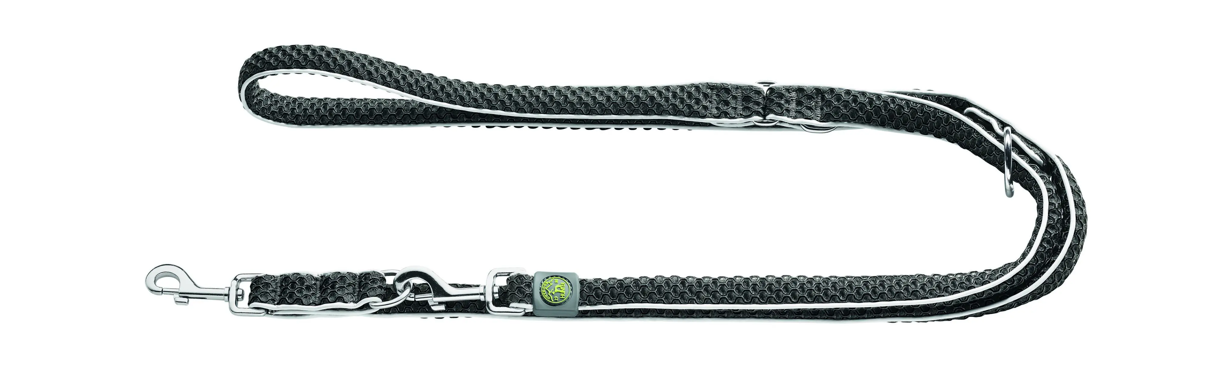 Hunter Hundeleine Führleine verstellbar Hilo 2 m x 2 cm anthrazit