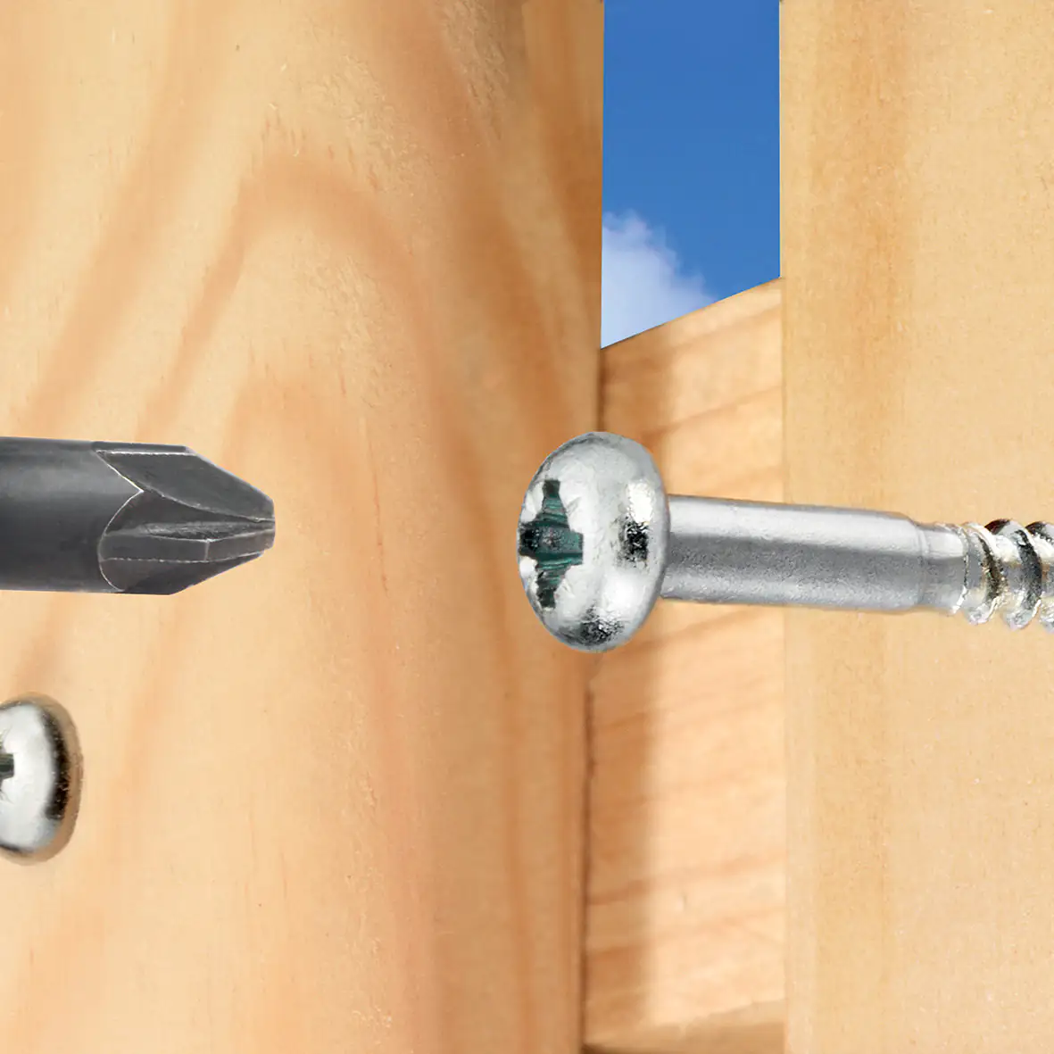 Connex Holzschrauben 3.0 x 30 mm PZ 1 Rundkopf - 30 Stk.