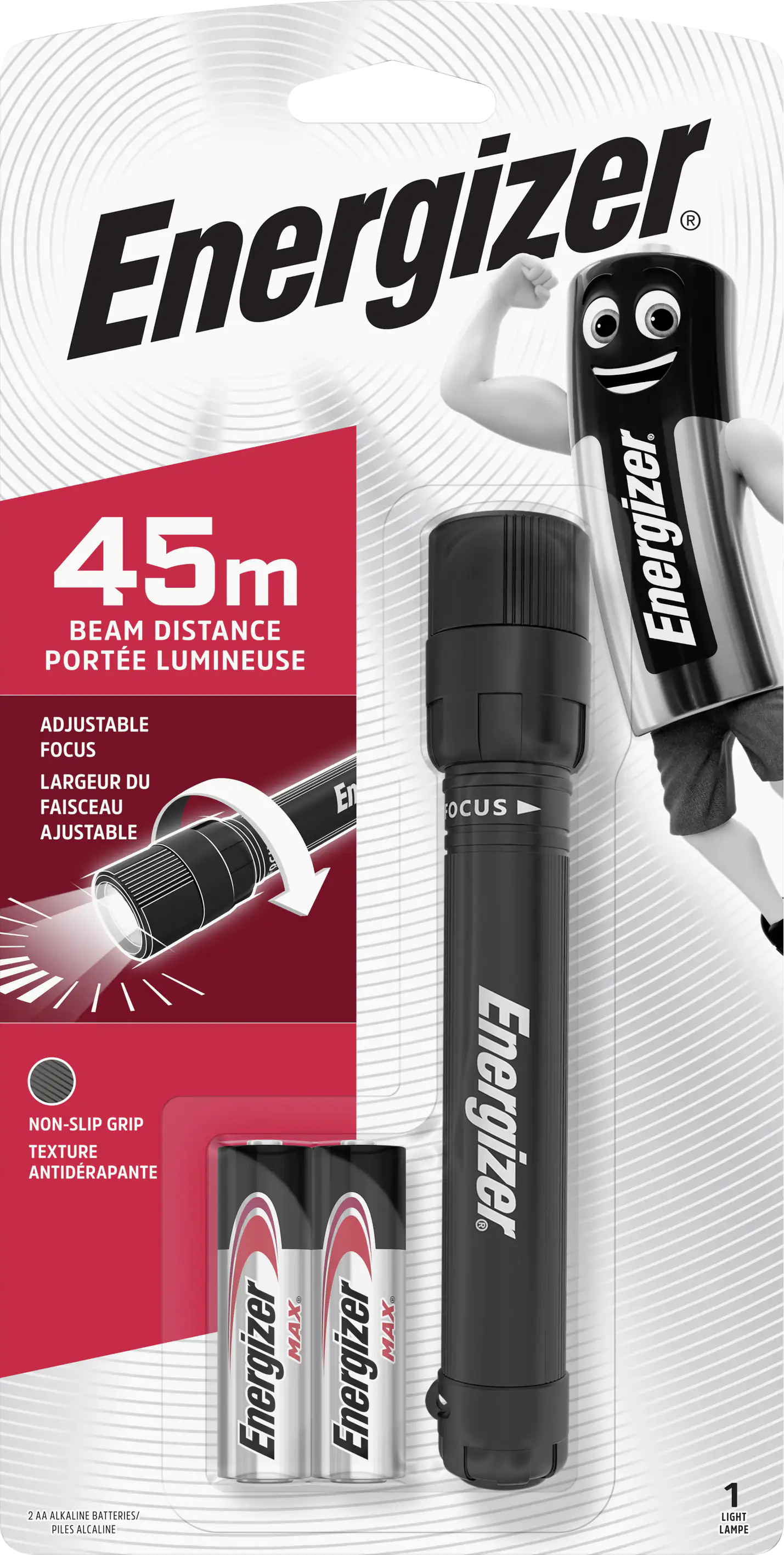 Energizer Taschenlampe X-Focus LED inkl. 2 x AA, 37 Lumen 53m Reichweite Energizer Taschenlampe X-Focus LED inkl. 2 x AA, 37 Lumen 53m Reichweite