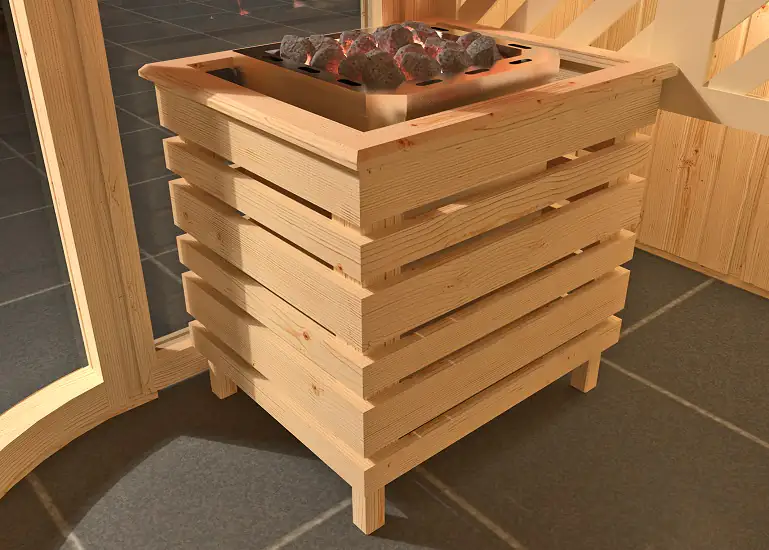 Weka Element-Designsauna Sara 1 Set 1 mit OS Saunaofen Weka Element-Designsauna Sara 1 Set 1 mit OS Saunaofen