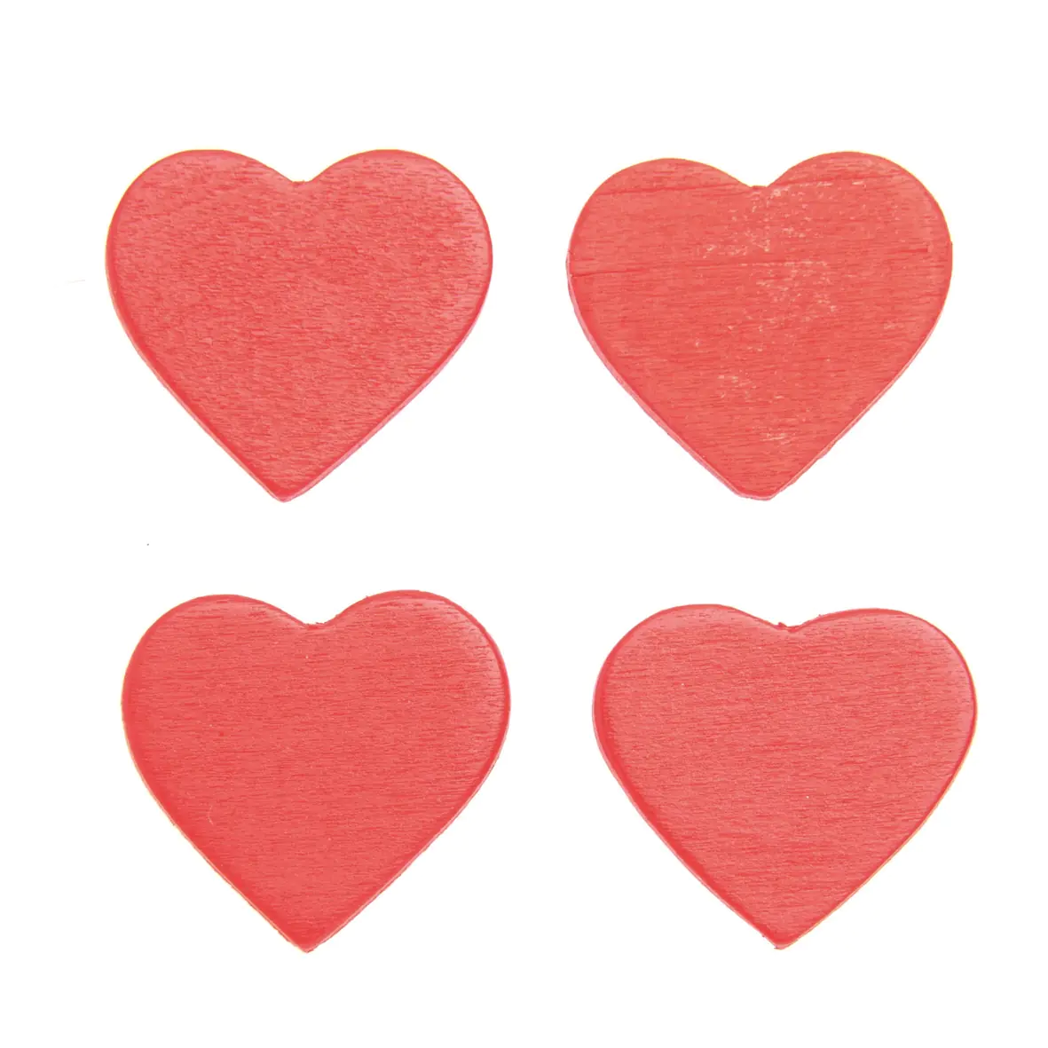 Holzstreuteile Herz klein 12St