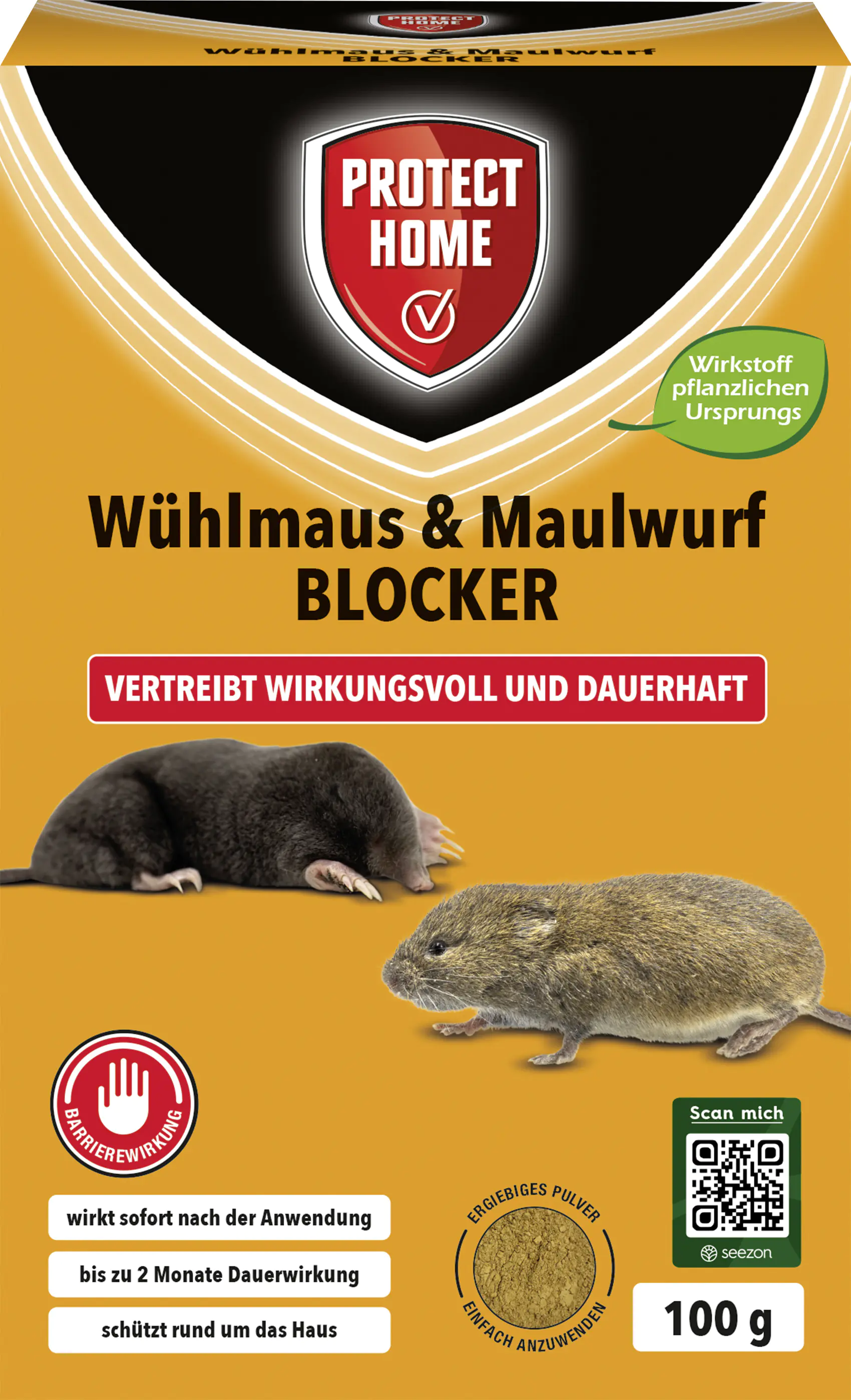 Protect Home Wühlmaus & Maulwurf Blocker 100 g Protect Home Wühlmaus & Maulwurf Blocker 100 g