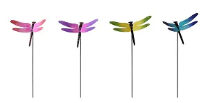 TrendLine Gartenstecker Metall Libelle sortiert 93 cm 