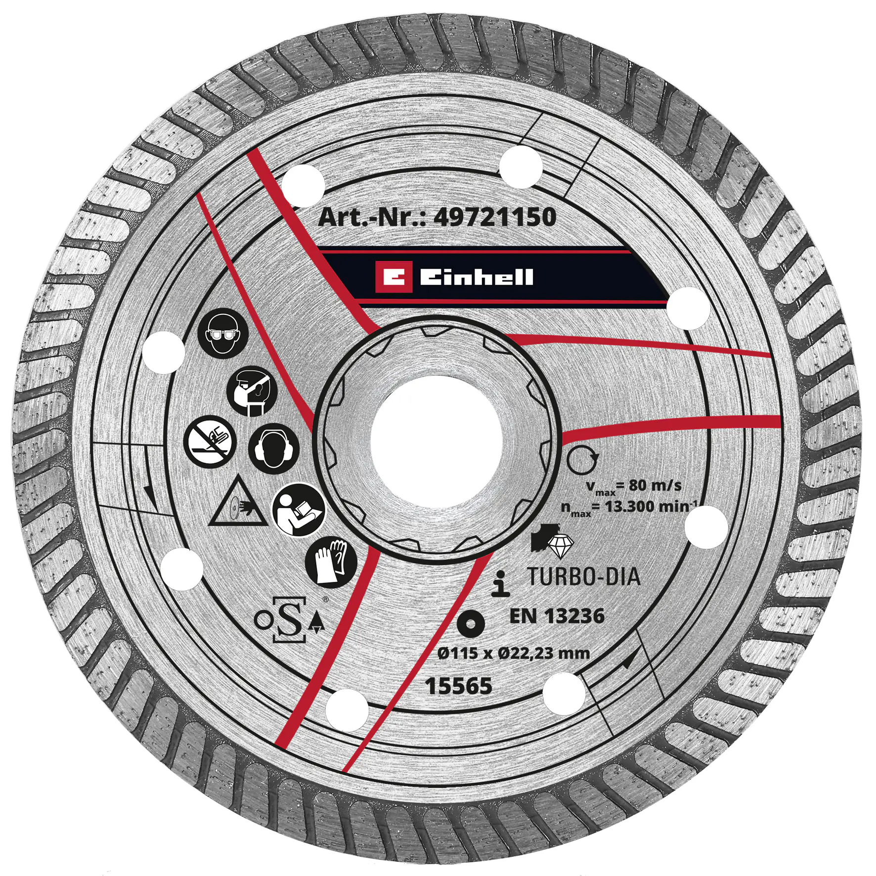 Einhell Diamant-Trennscheibe für Fliesenschneider und Winkelschleifer 115 x 1,4 mm Einhell Diamant-Trennscheibe für Fliesenschneider und Winkelschleifer 115 x 1,4 mm