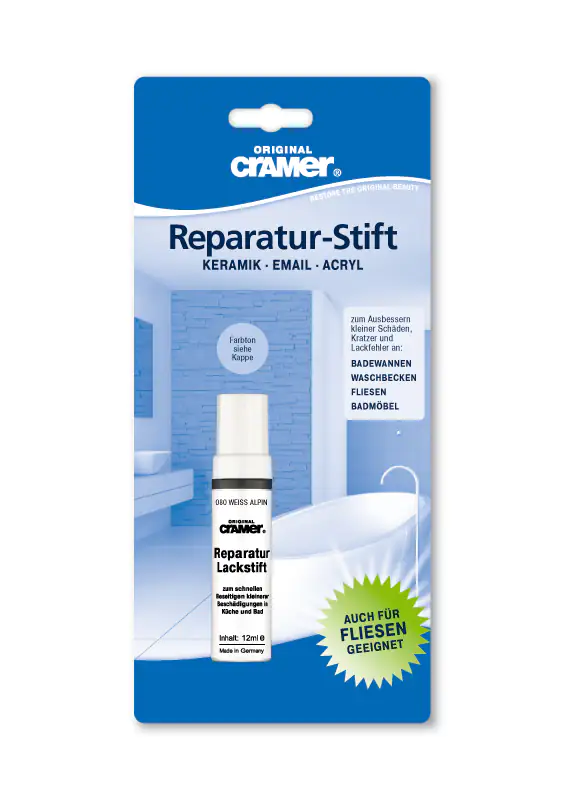 Cramer Reparatur-Lackstift 12 ml weiß-alpin