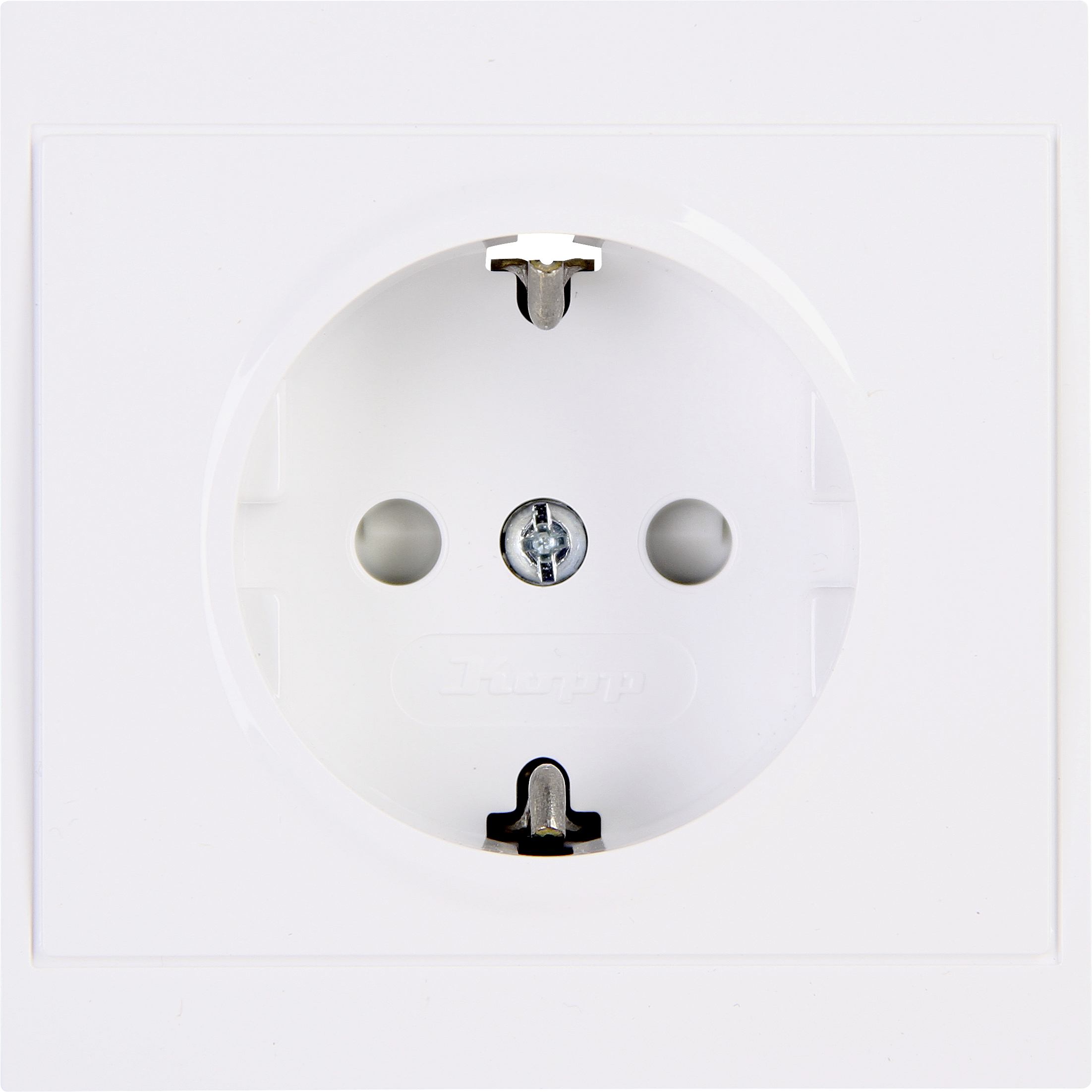 Kopp Schutzkontakt-Steckdose Malta, arktisweiß, 923413082