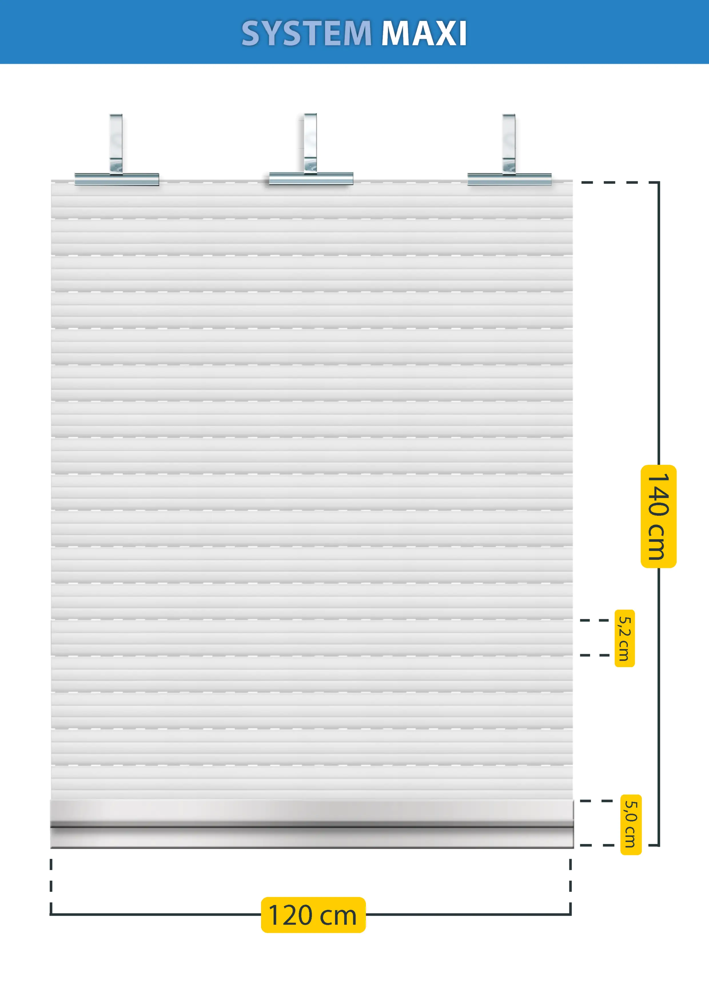 Schellenberg Rollladenpanzer Maxi, weiß, 120 x 140 cm Schellenberg Rollladenpanzer Maxi, weiß, 120 x 140 cm