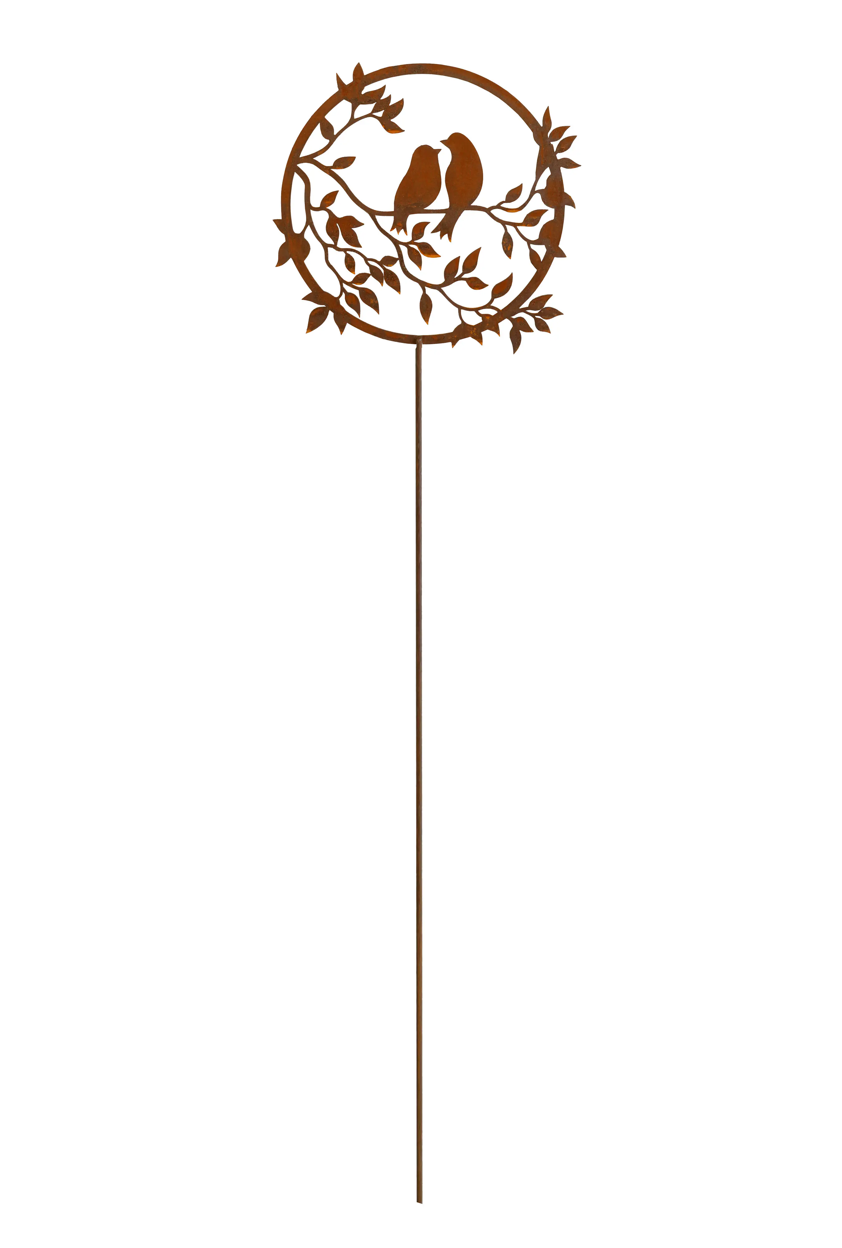 Gartenstecker Vogel Elise 130 x 30 cm rostbraun Gartenstecker Vogel Elise 130 x 30 cm rostbraun