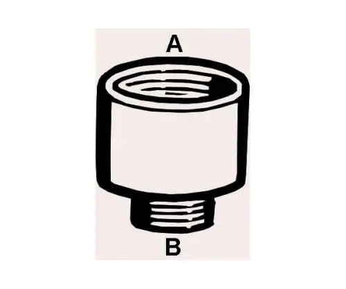 Cornat Reduzierstück 12,7 mm (1/2") x 19,05 mm (3/4") / Messing verchromt