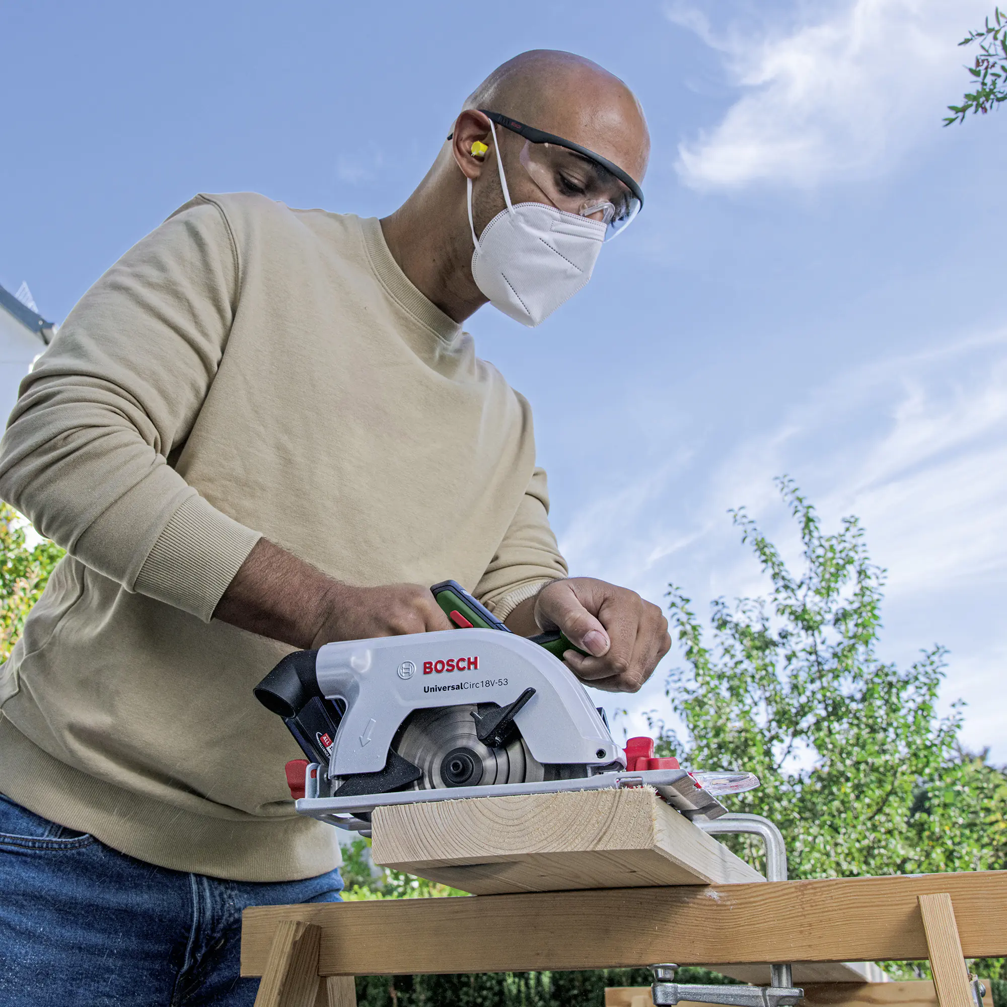 Bosch Akku-Kreissäge UniversalCirc 18V-53 Solo