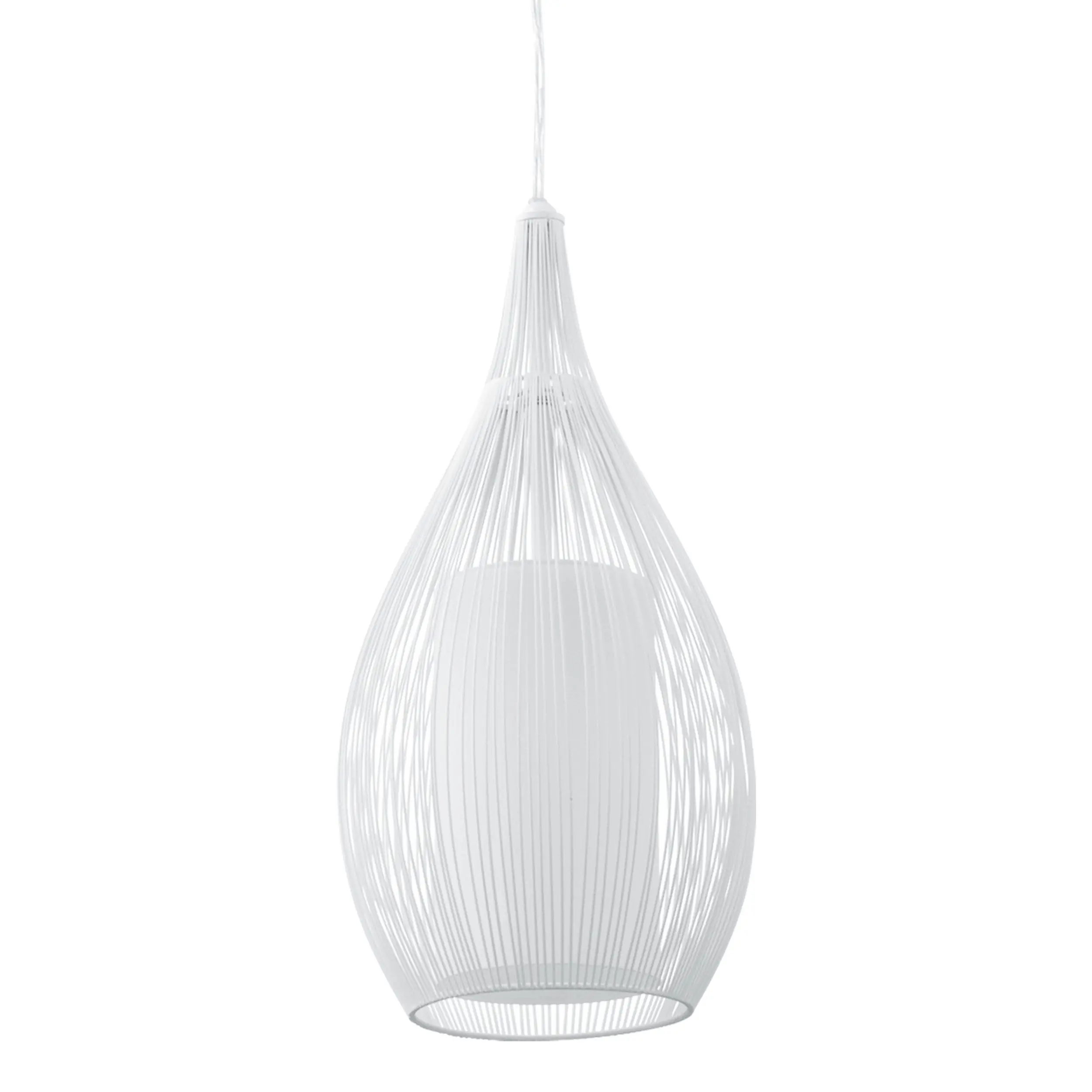 Eglo Pendelleuchte Razoni E27 Ø 19cm weiß Eglo Pendelleuchte Razoni E27 Ø 19cm weiß