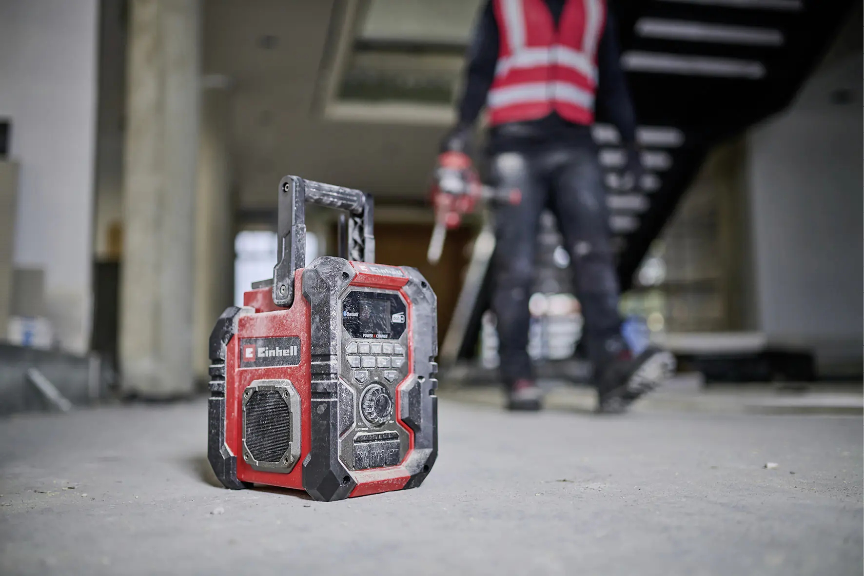 Einhell Expert Baustellenradio Akku-Radio TE-CR 18 Li DAB+/FM/BT Solo