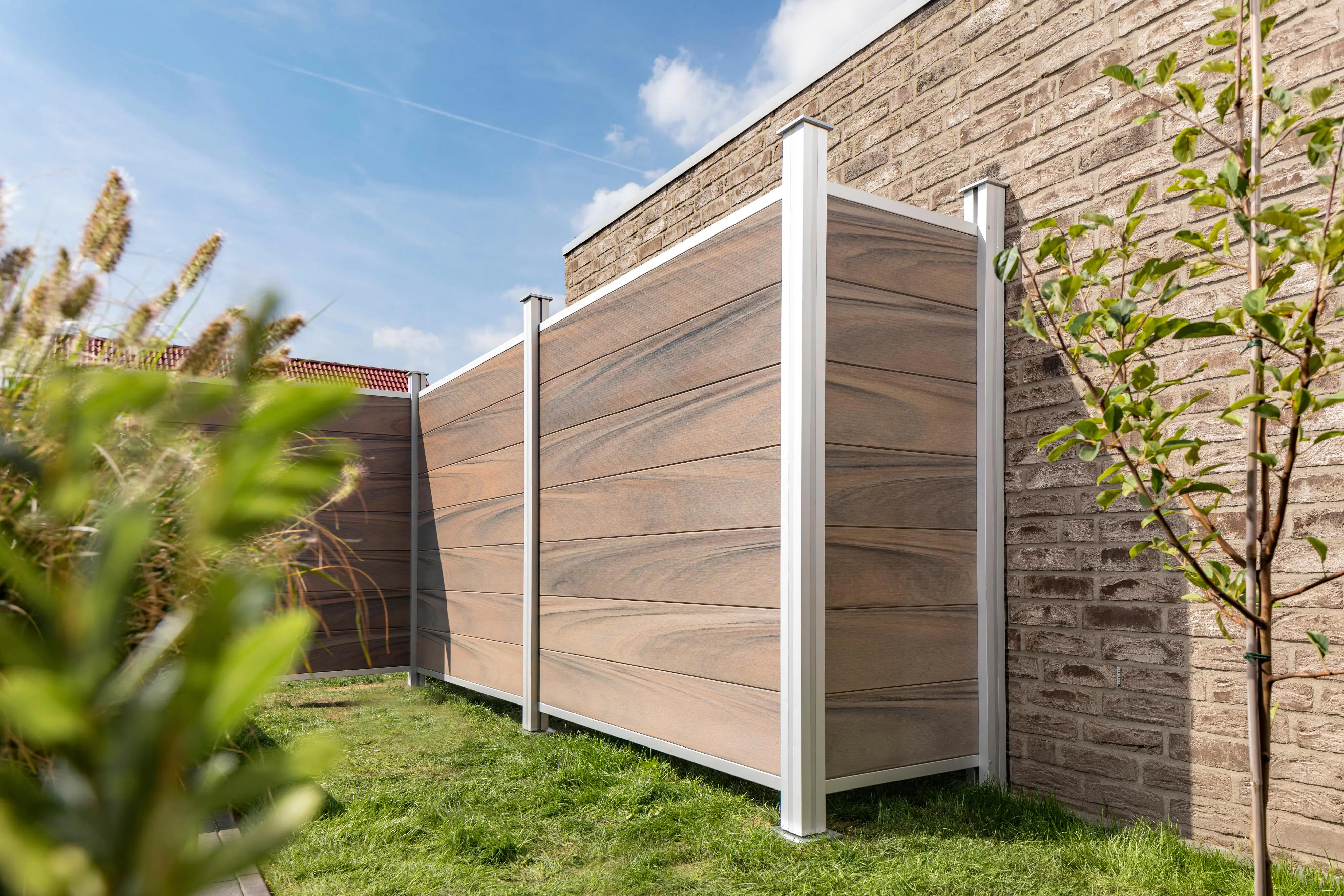 Osmo Sichtschutzelement Multi-Fence Co-Extrusion Grundelement, lightbrown Osmo Sichtschutzelement Multi-Fence Co-Extrusion Grundelement, lightbrown