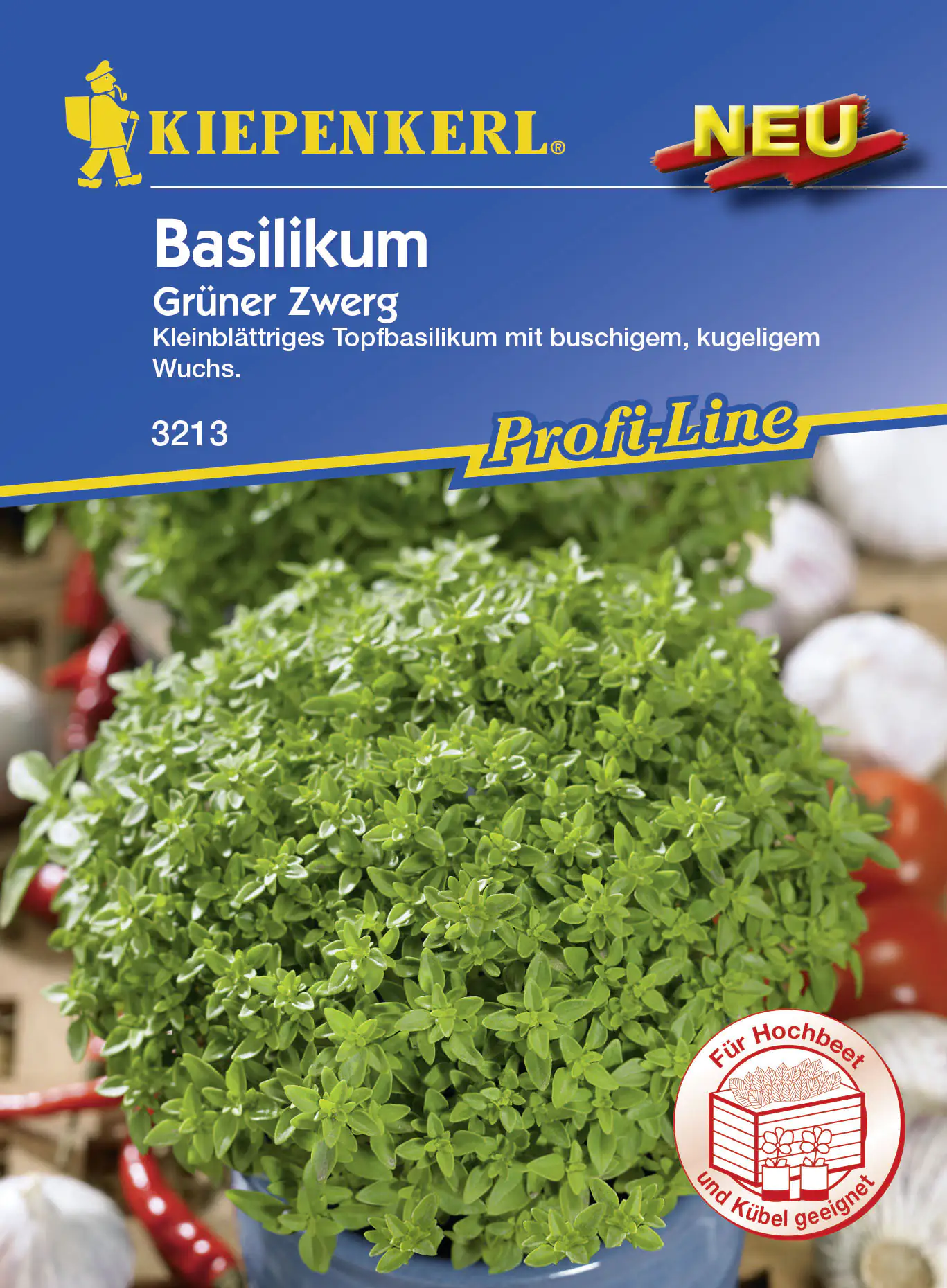 Kiepenkerl Profi-Line Basilikum Grüner Zwerg Ocimum basilicum, Inhalt: ca. 250 Pflanzen Kiepenkerl Profi-Line Basilikum Grüner Zwerg Ocimum basilicum, Inhalt: ca. 250 Pflanzen
