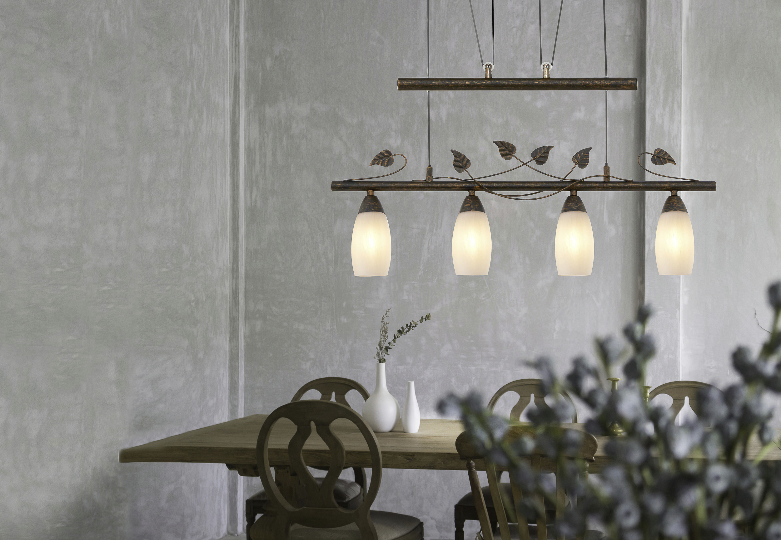 Globo Hängeleuchte Venezia 72 x 160 cm rost