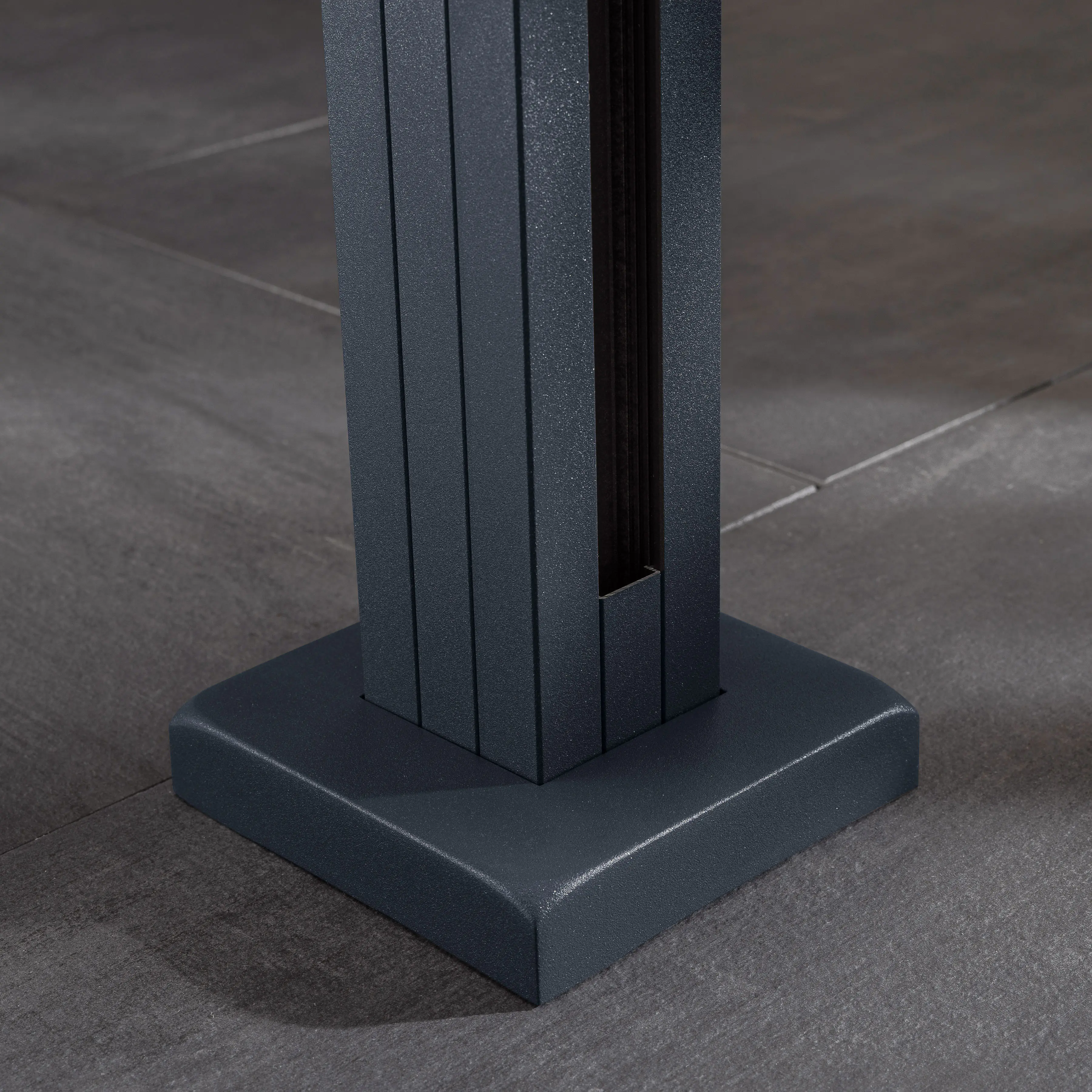Ambiente Glaszaun Erweiterungsset Klarglas mit Siebdruck 187 x 107,2 cm anthrazit Ambiente Glaszaun Erweiterungsset Klarglas mit Siebdruck 187 x 107,2 cm anthrazit
