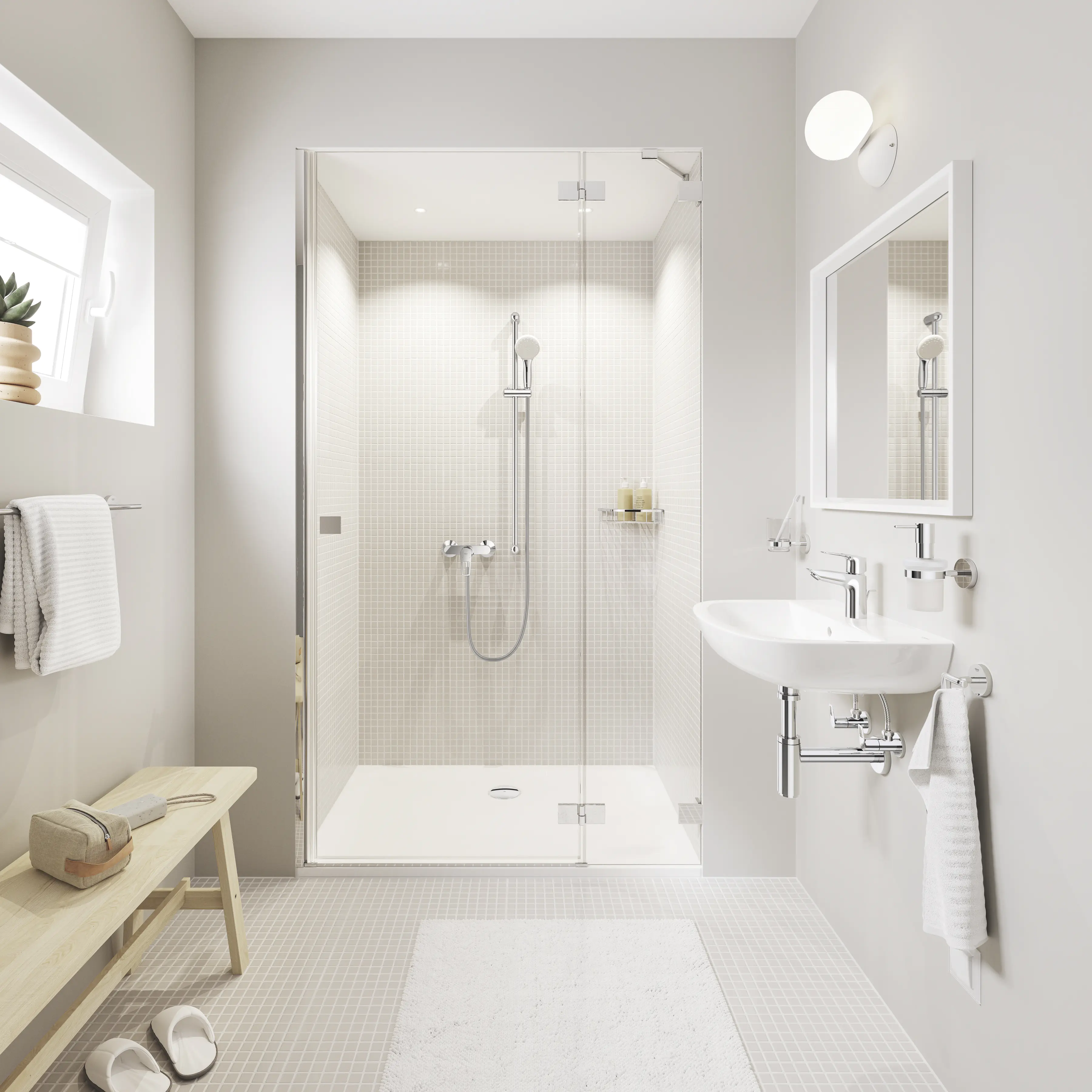 Grohe Start Cosmopolitan Badetuchhalter chrom klebbar Grohe Start Cosmopolitan Badetuchhalter chrom klebbar