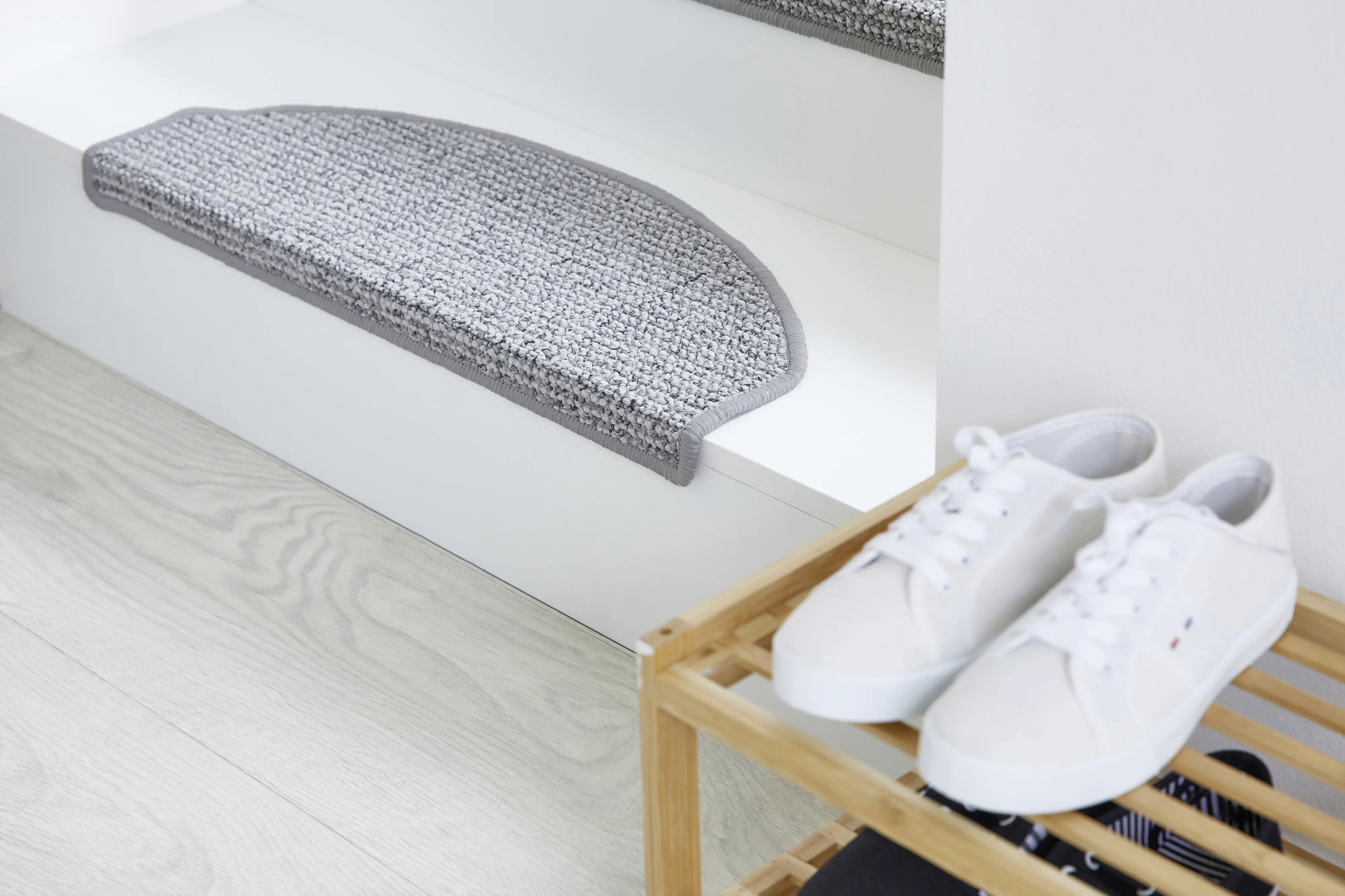 Stufenmatte Savanna H.Grau  65x28 cm